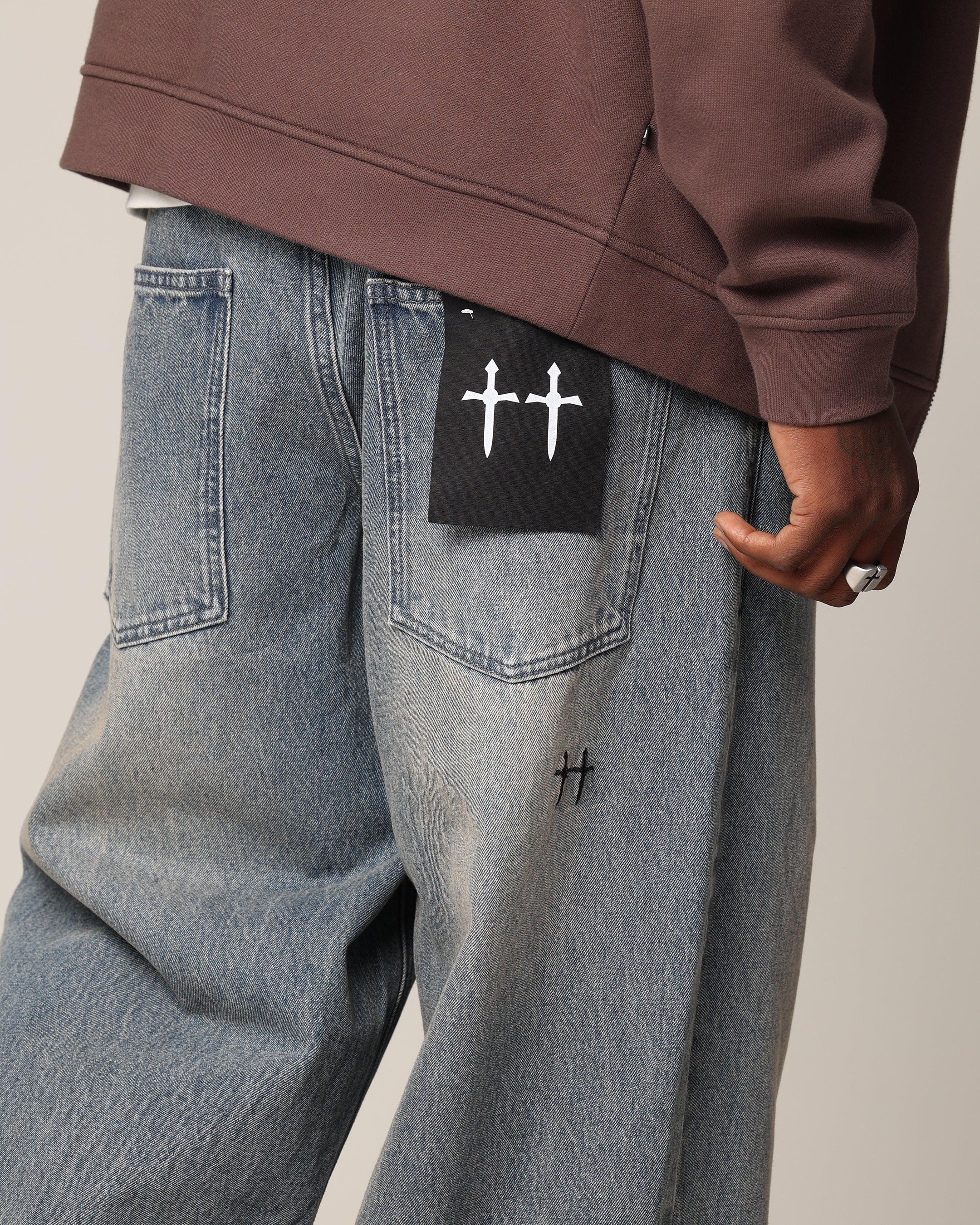 Saint Morta Amplus Jeans Dirty Denim - Image 3