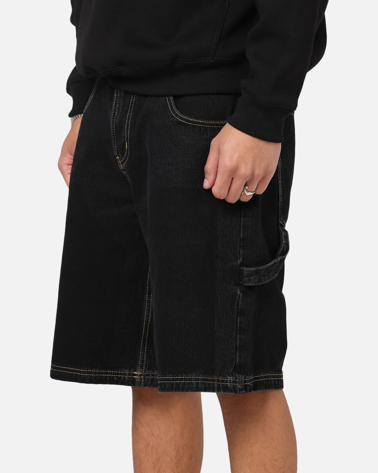 Saint Morta Amplus Recon Carpenter Jort Shorts Vintage Black - Image 5