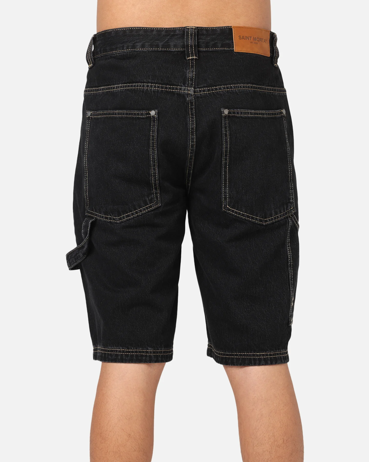 Saint Morta Amplus Recon Carpenter Jort Shorts Vintage Black - Image 8