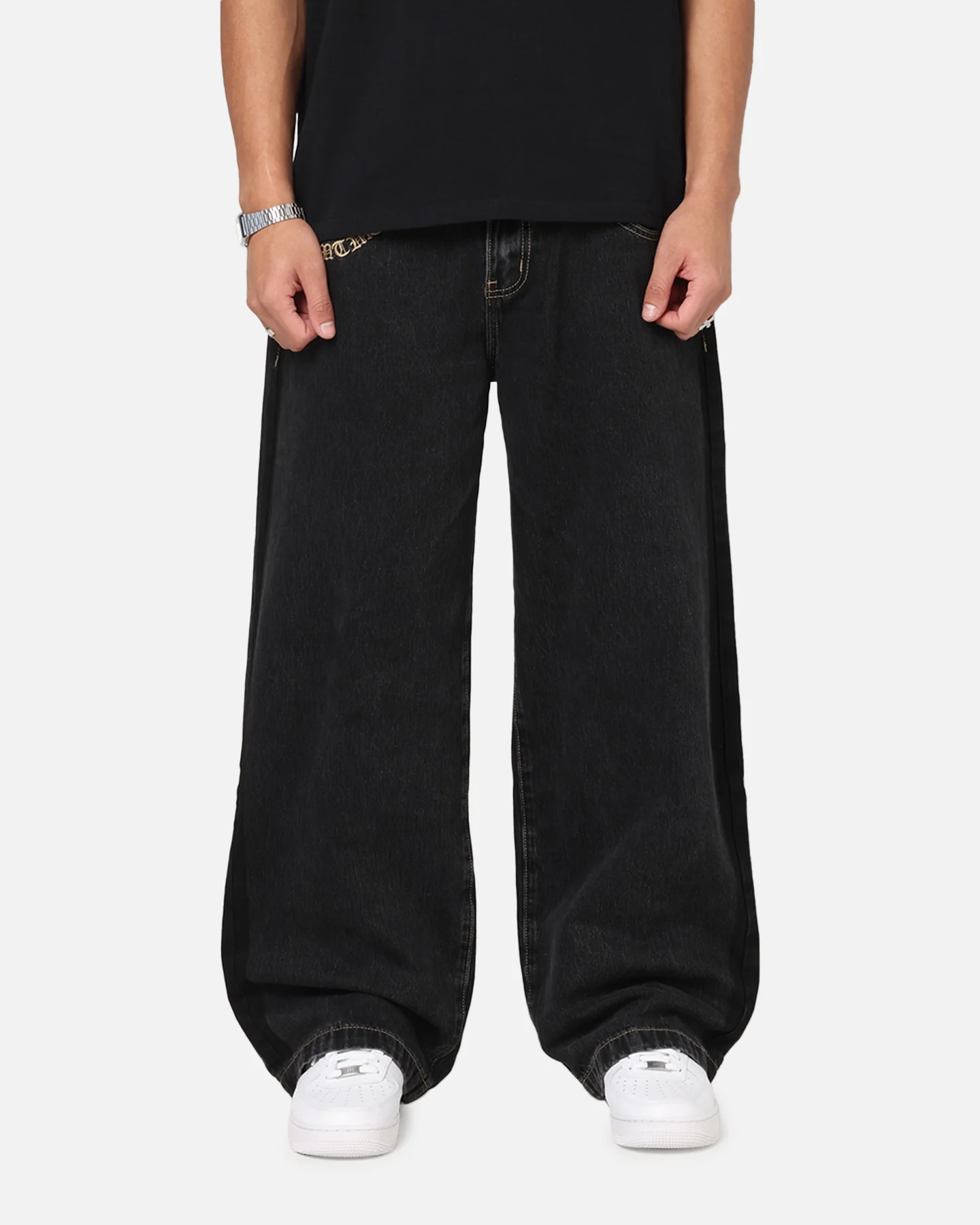 Saint Morta Amplus Rodeo Drive Recon Jeans Black Shadow