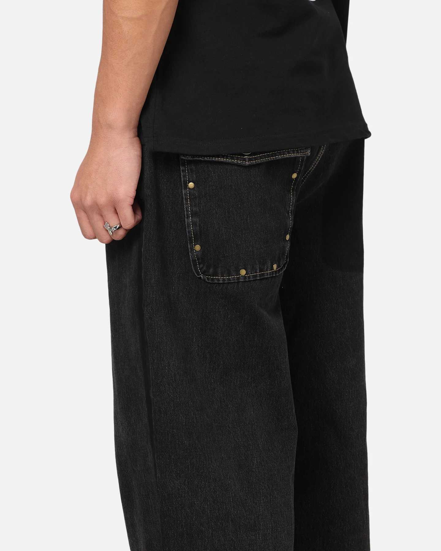 Saint Morta Amplus Rodeo Drive Recon Jeans Black Shadow - Image 4
