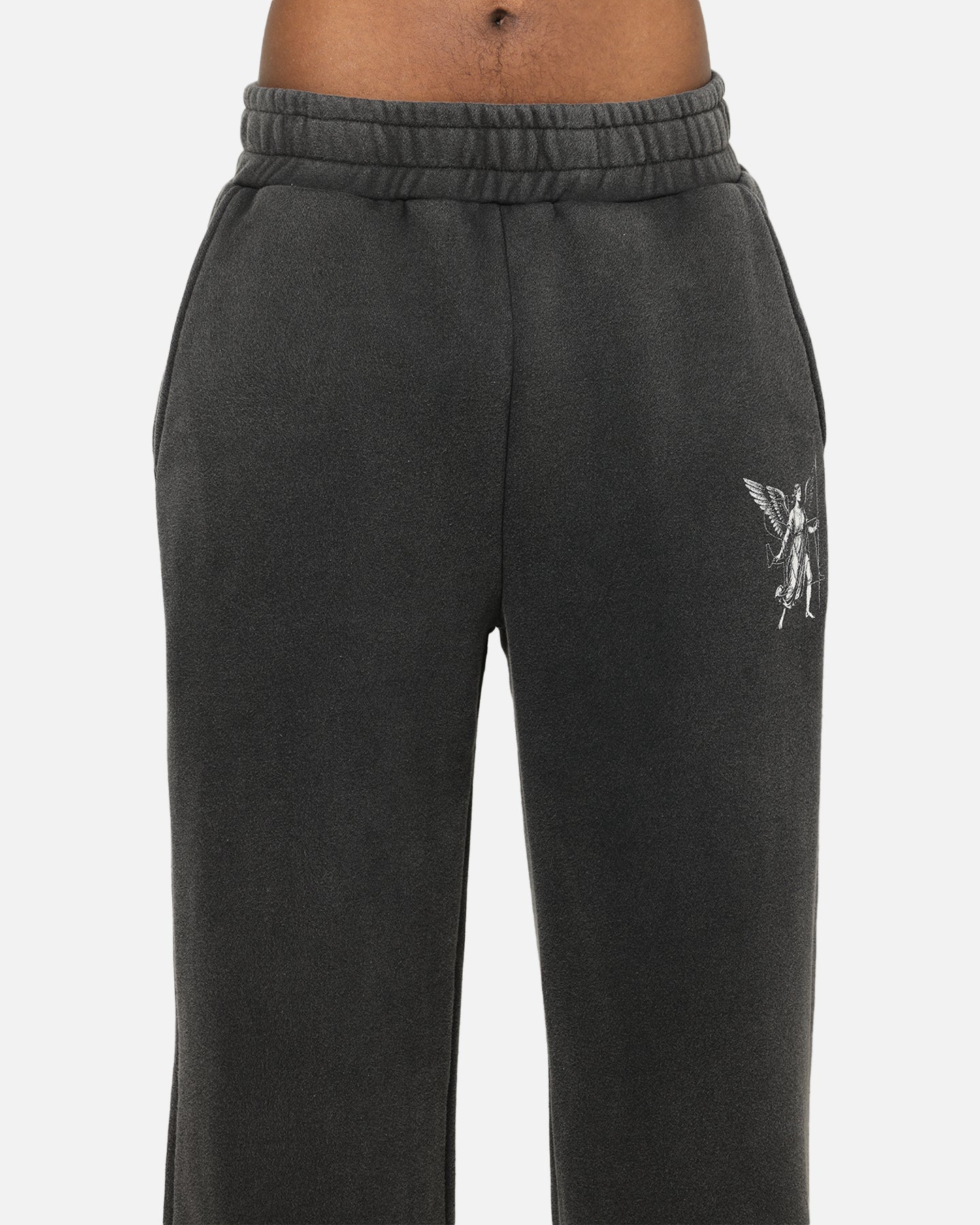 Saint Morta Archangel Sweatpants Black/Off White - Image 7