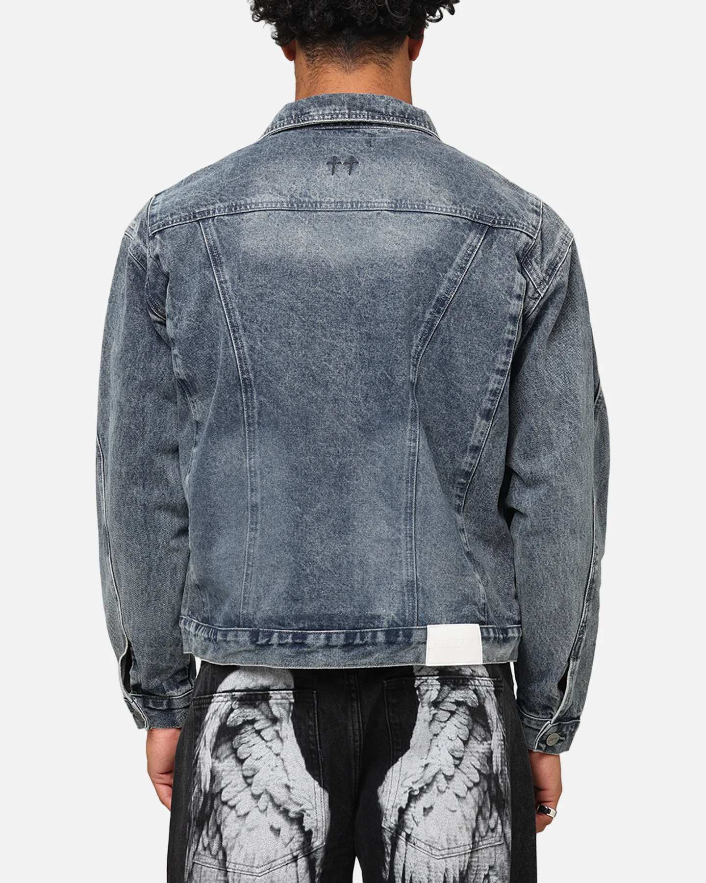 Saint Morta Armoury Denim Jacket Dirty Denim - Image 2