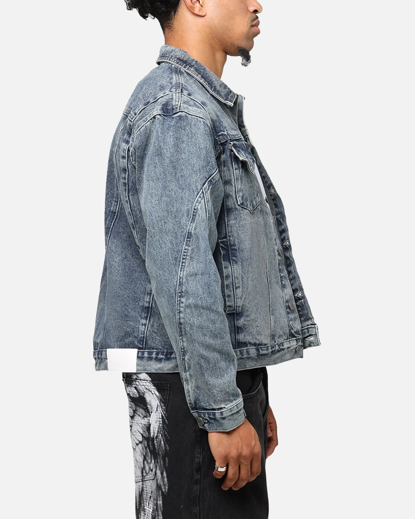Saint Morta Armoury Denim Jacket Dirty Denim - Image 5