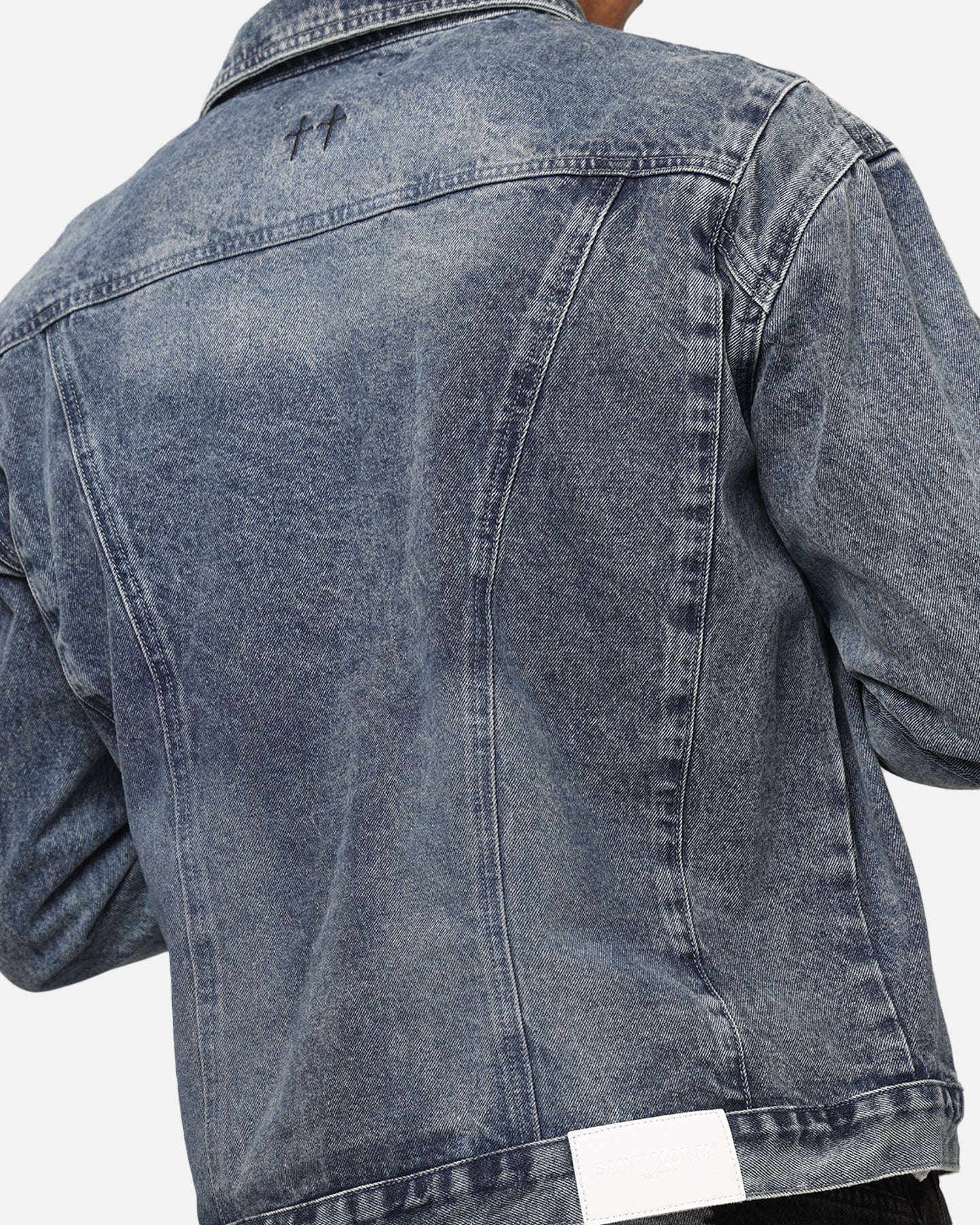 Saint Morta Armoury Denim Jacket Dirty Denim - Image 8