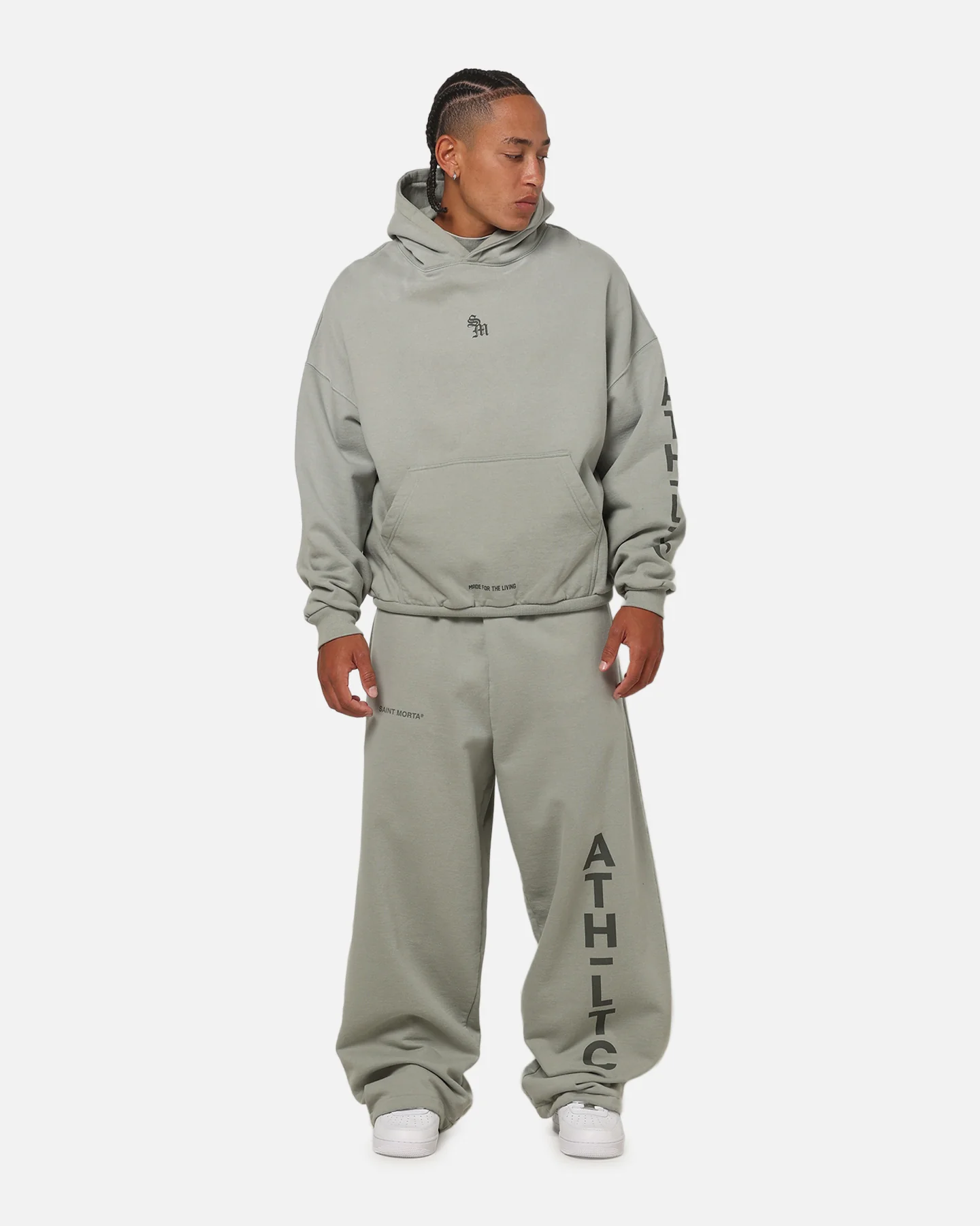 Saint Morta Athltc R3 Baggy Sweatpants Pigment Washed - Image 2