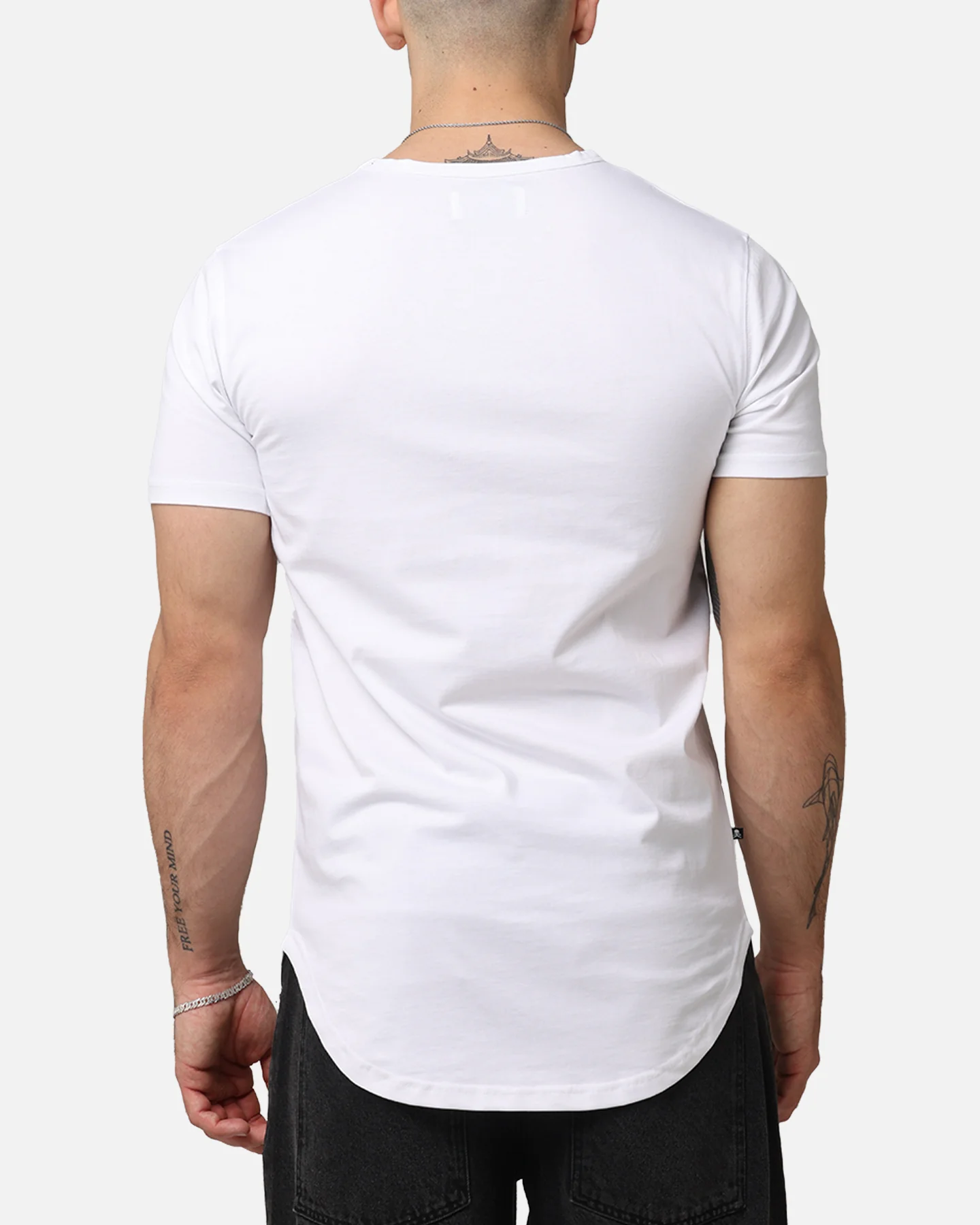 Saint Morta Cambronne Snake El Duplo T-Shirt White/Stone - Image 3