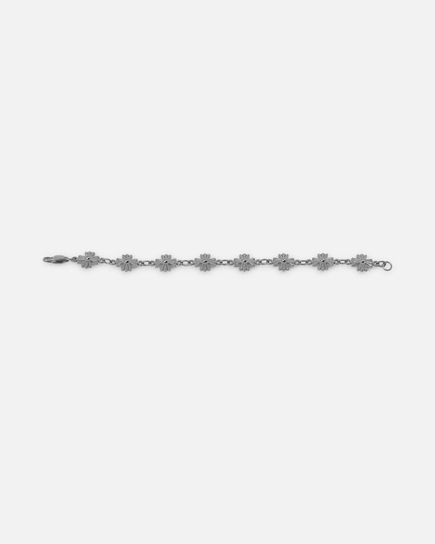 Saint Morta Chrome Cross Bracelet White Gold - Image 3