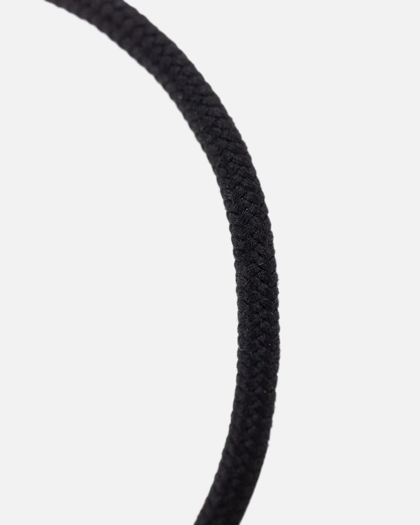 Saint Morta Cord Toggle Bracelet Black/White Gold - Image 4