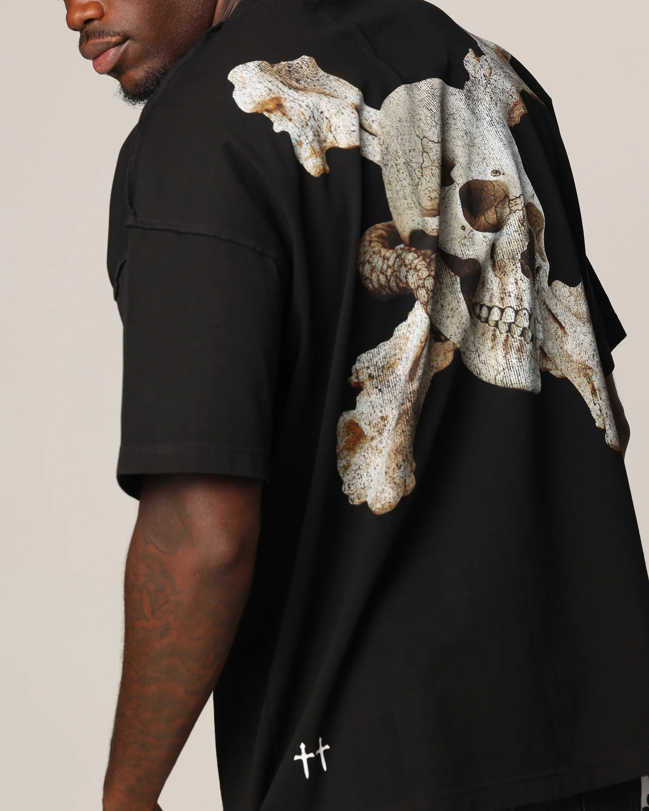 Saint Morta Corpus Boxy T-Shirt Black - Image 7