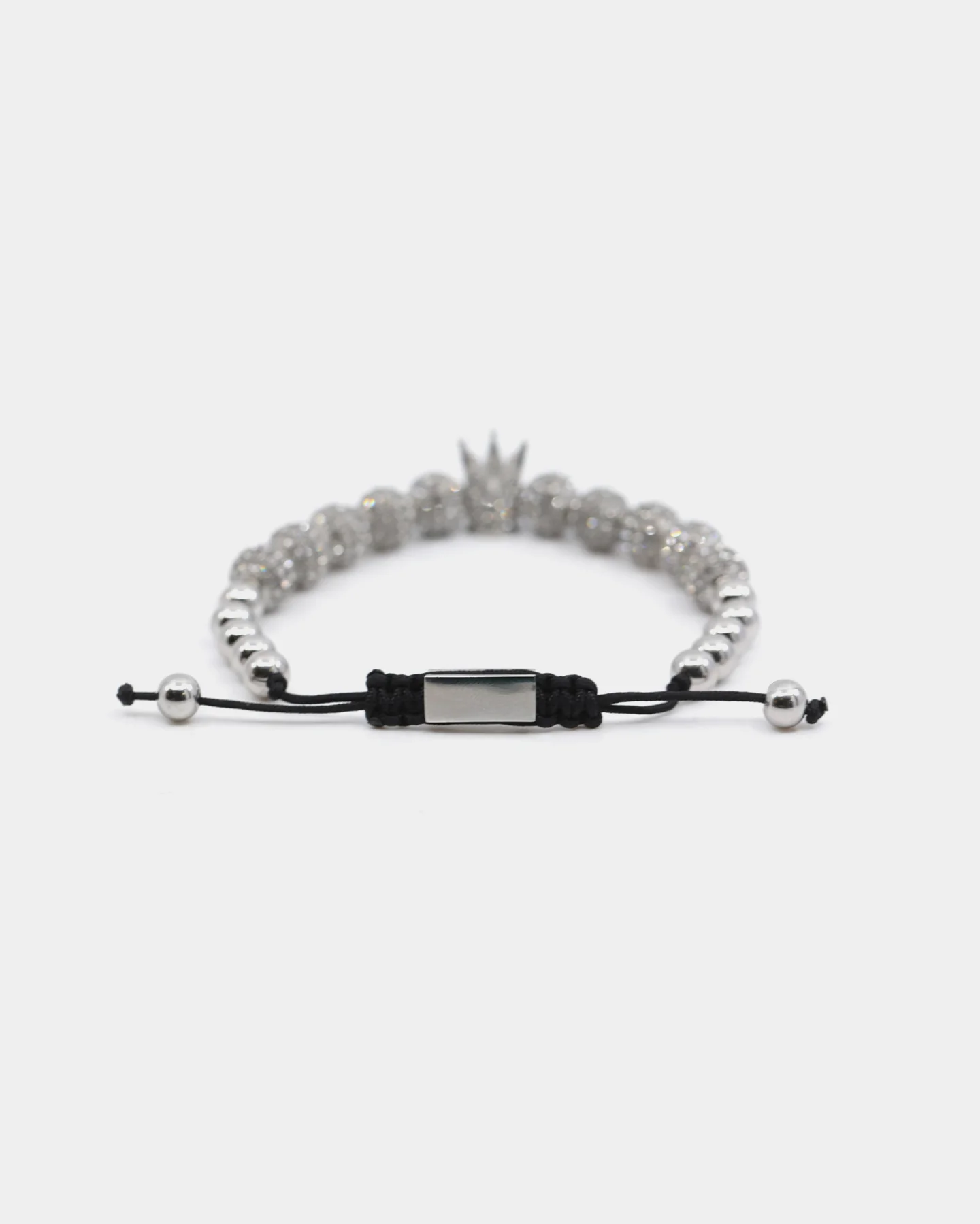 Saint Morta Crown Bracelet Iced White Gold - Image 5