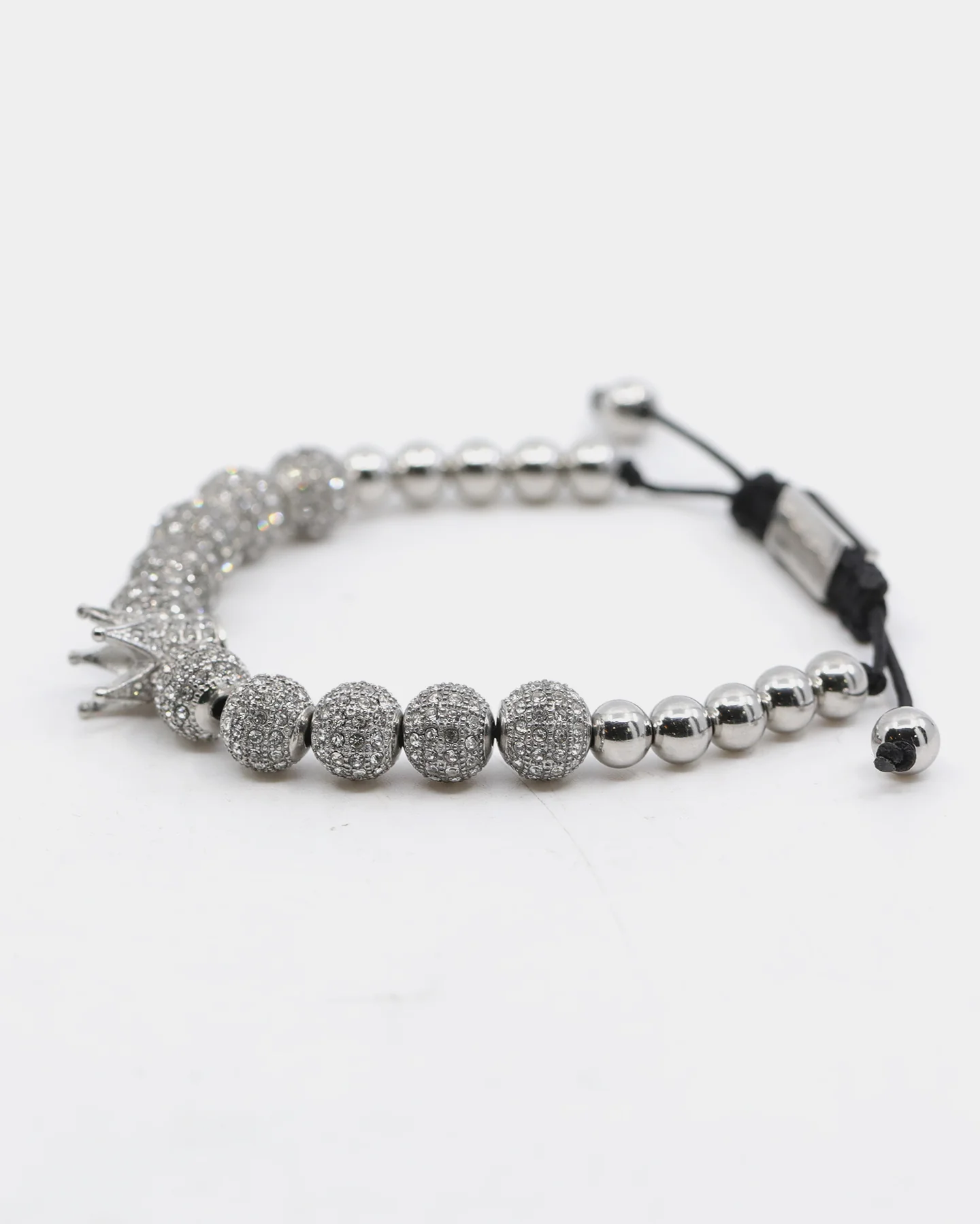 Saint Morta Crown Bracelet Iced White Gold - Image 7