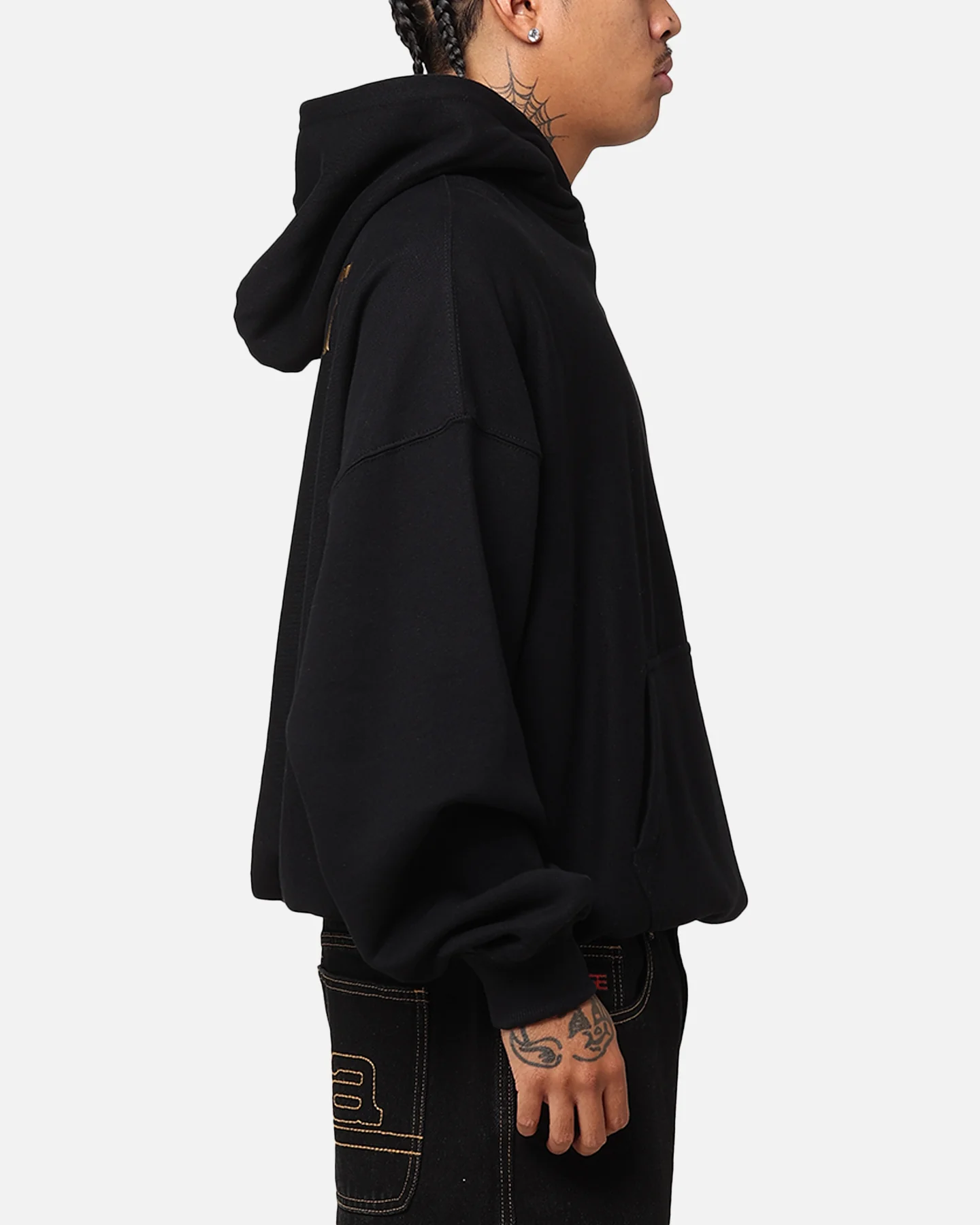 Saint Morta Daggers Premium Hoodie Black/Gold - Image 5