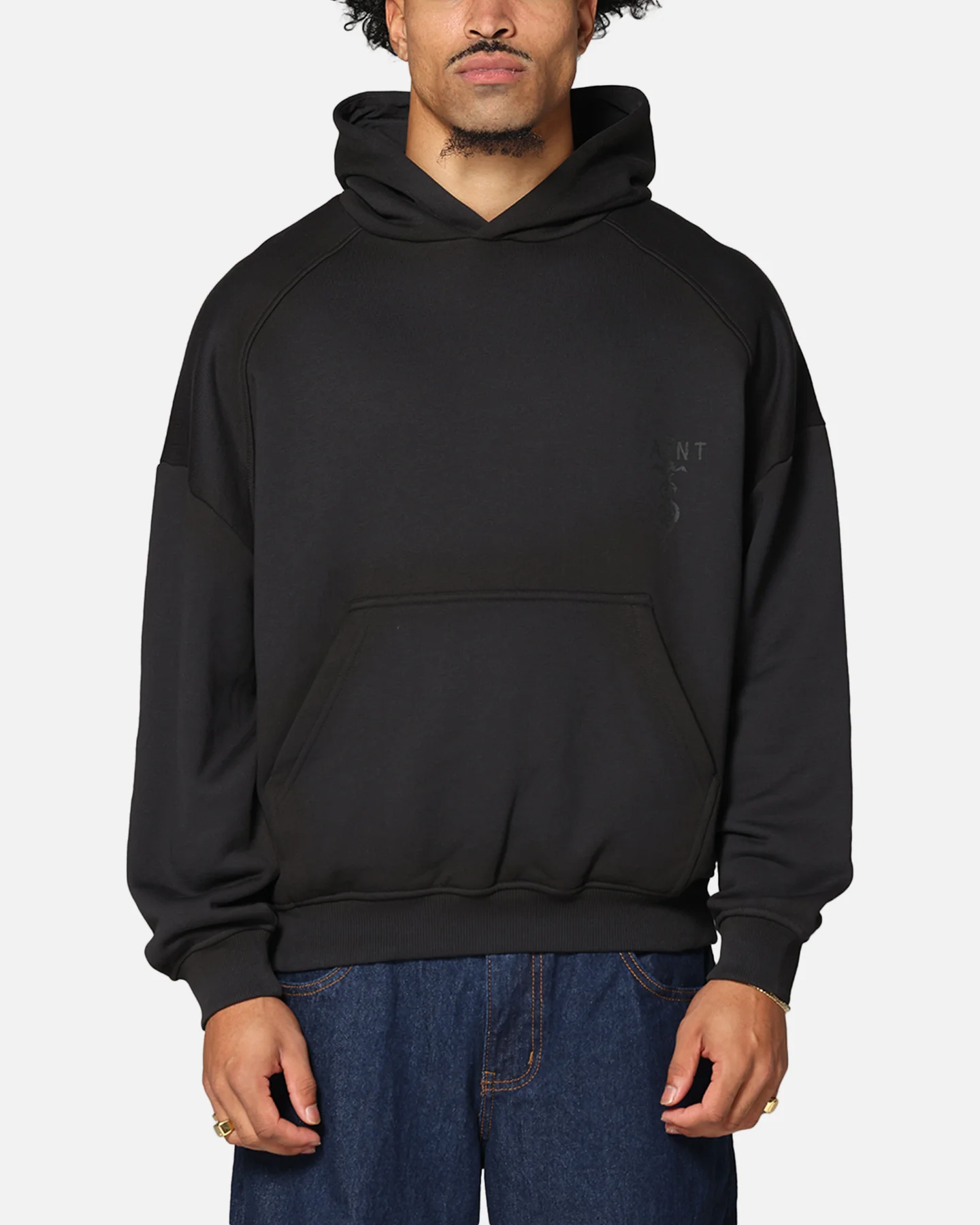 Saint Morta Daggers Premium Hoodie Contrast Black - Image 2