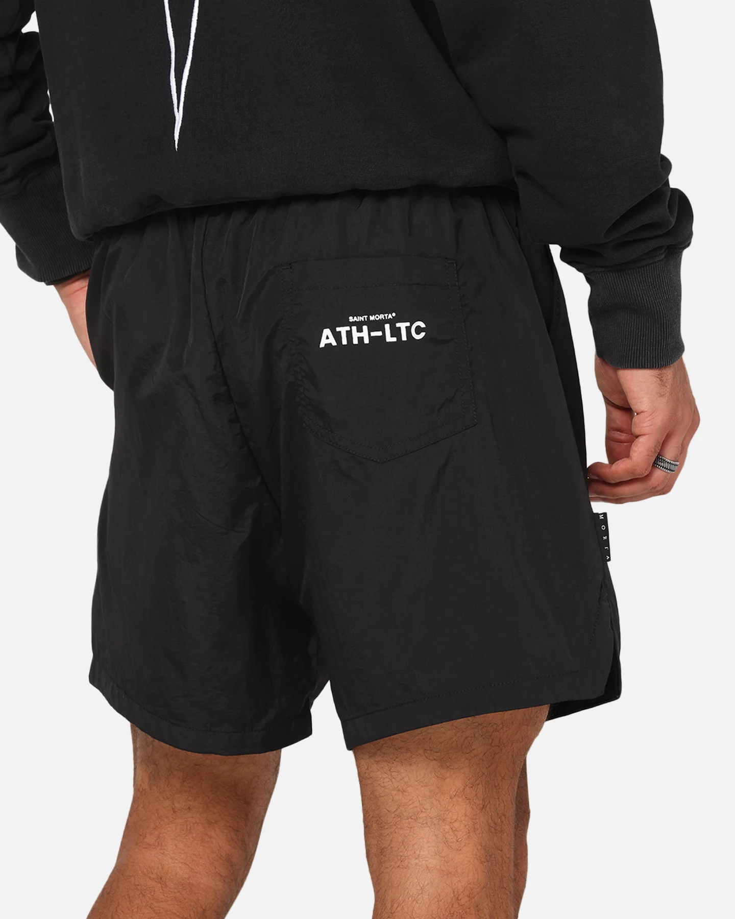 Saint Morta Dagger Sport Beach Shorts Black - Image 4