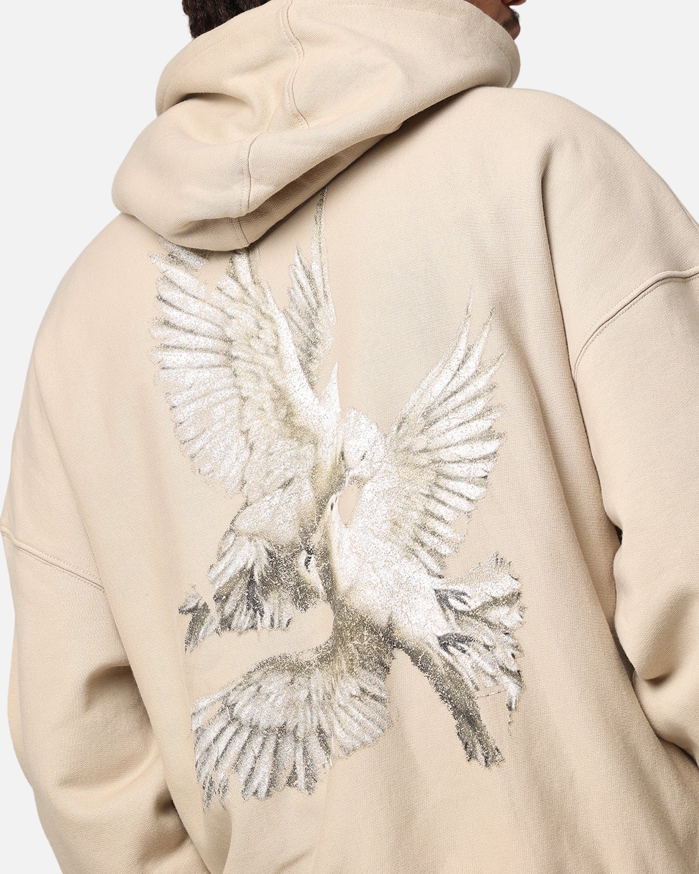 Saint Morta Doves Vintage Hoodie Stone - Image 7