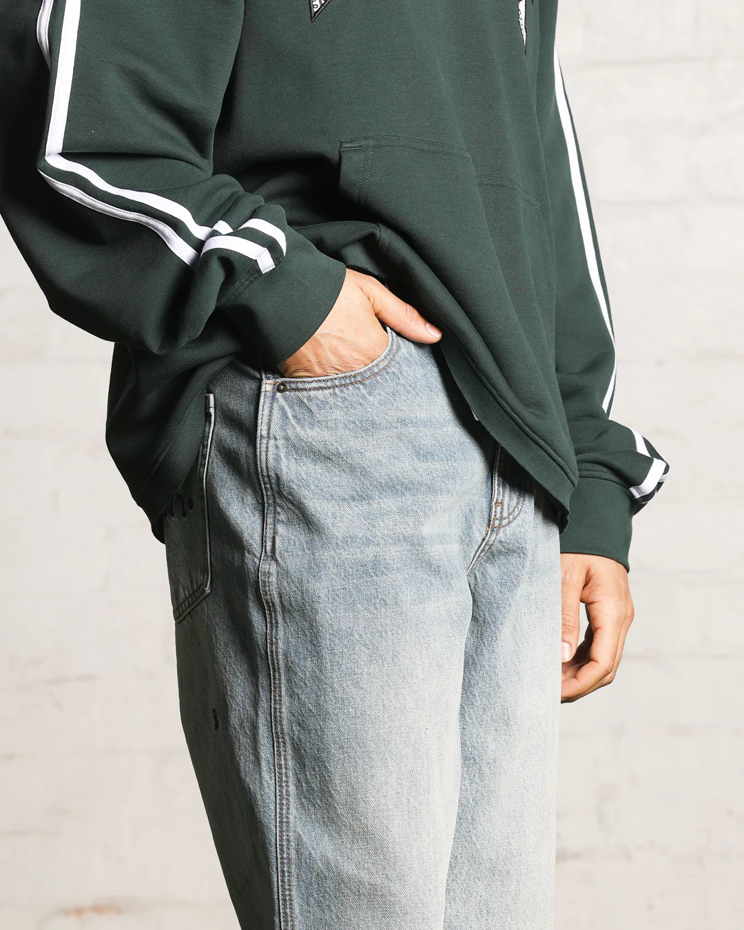 Saint Morta Empire Relaxed Jeans Vintage Blue - Image 3