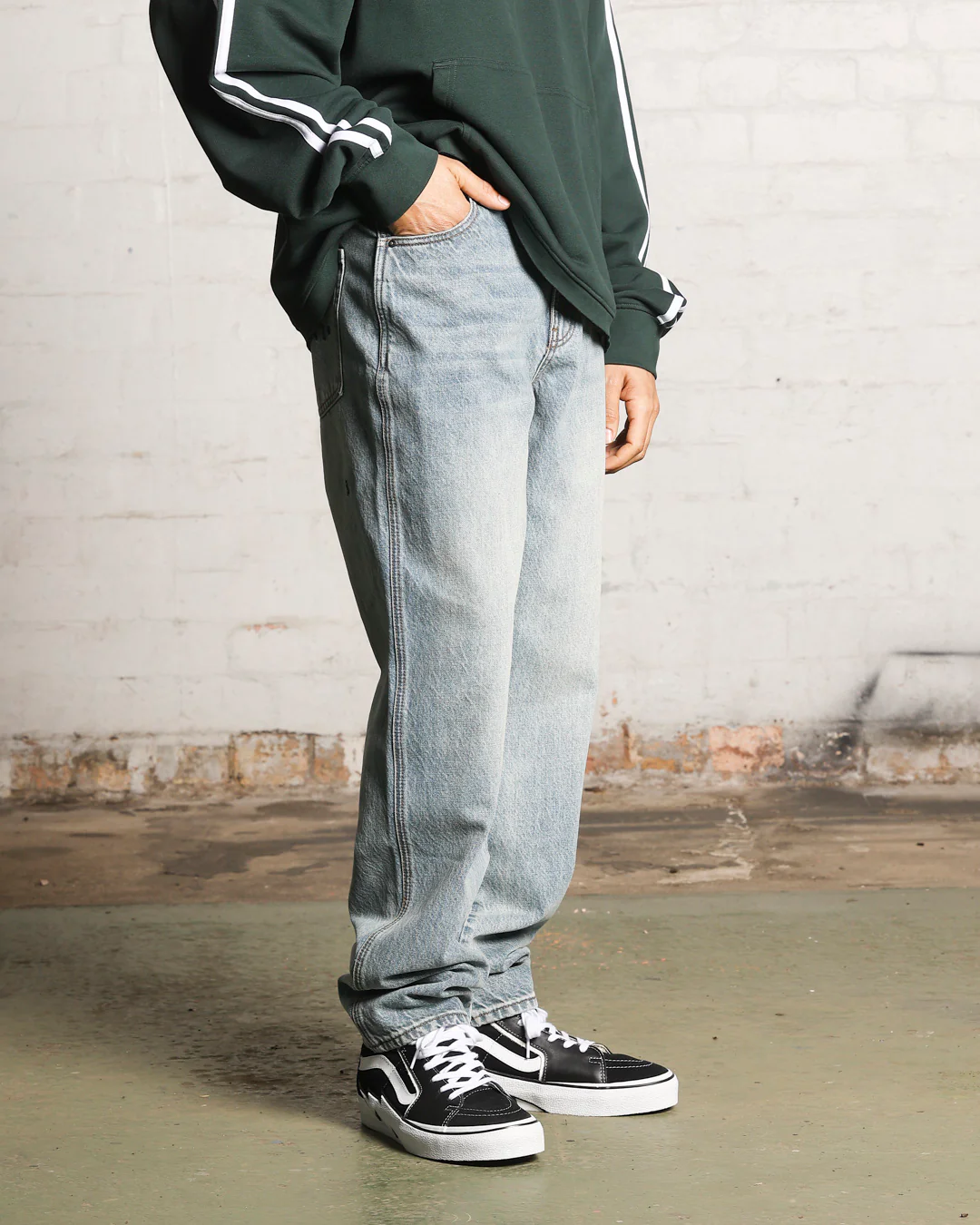 Saint Morta Empire Relaxed Jeans Vintage Blue - Image 5