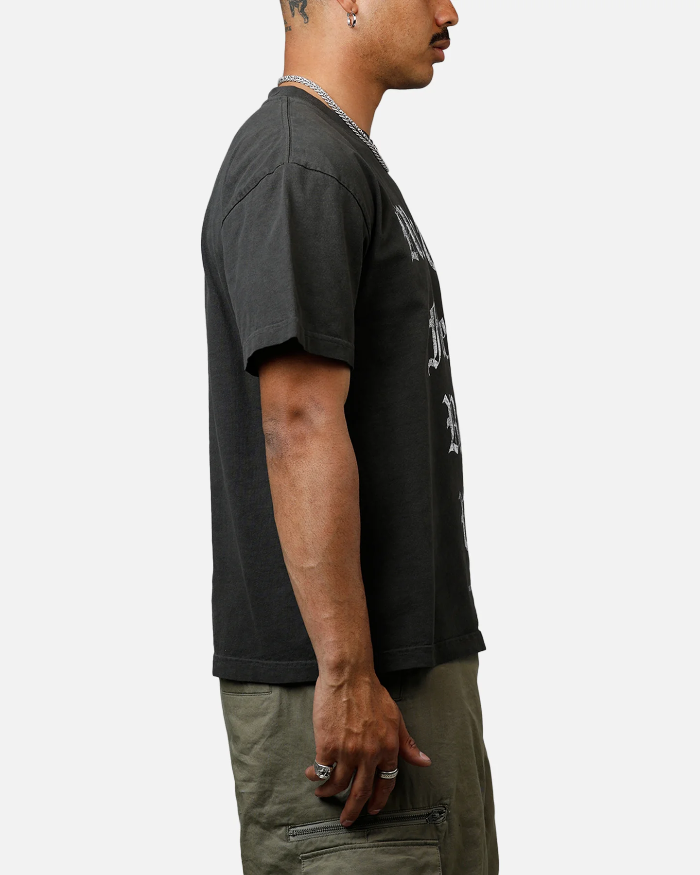 Saint Morta Fallen Rising Boxy T-Shirt Black Wash - Image 4