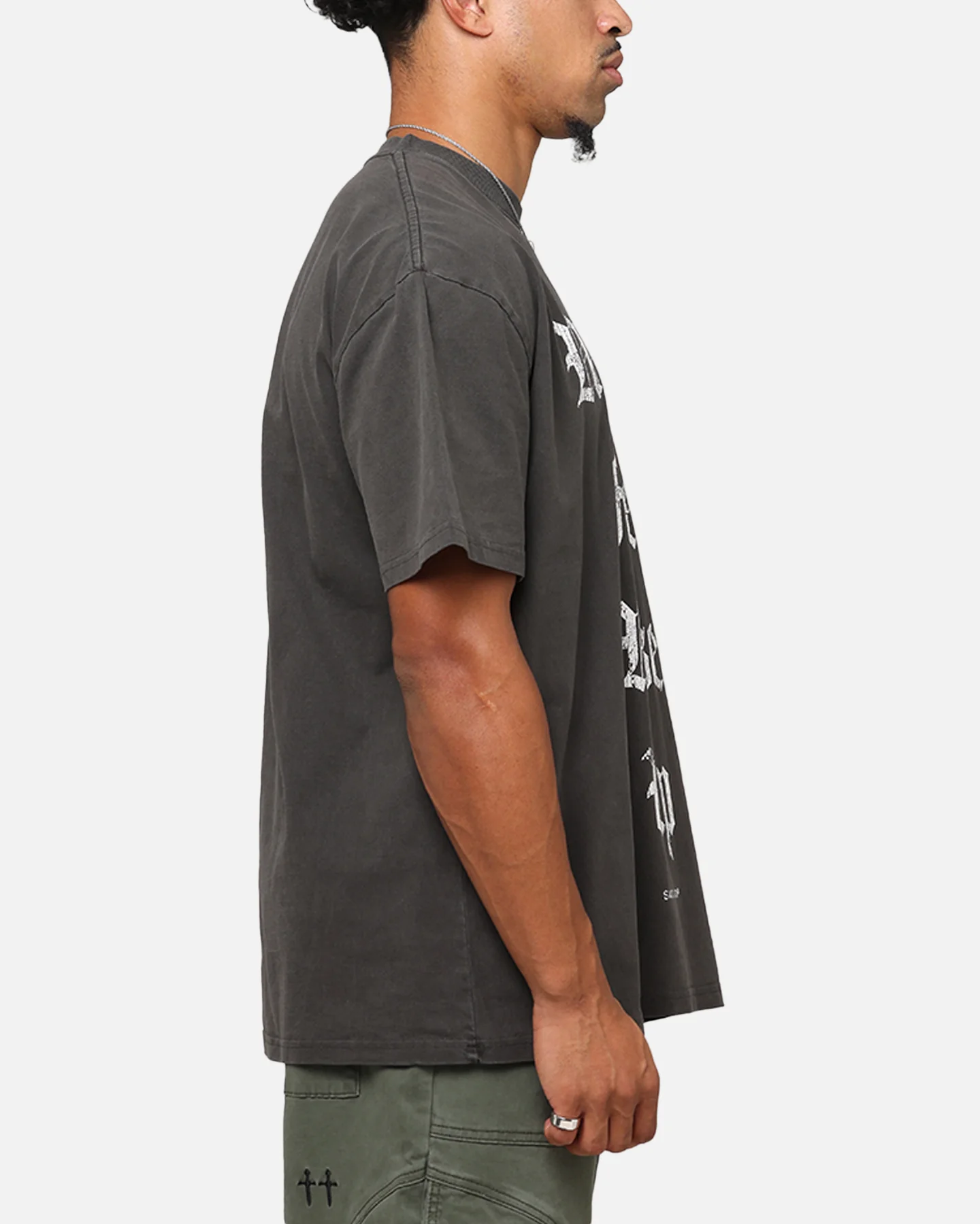 Saint Morta Fallen Rising Boxy T-Shirt Black Wash - Image 4