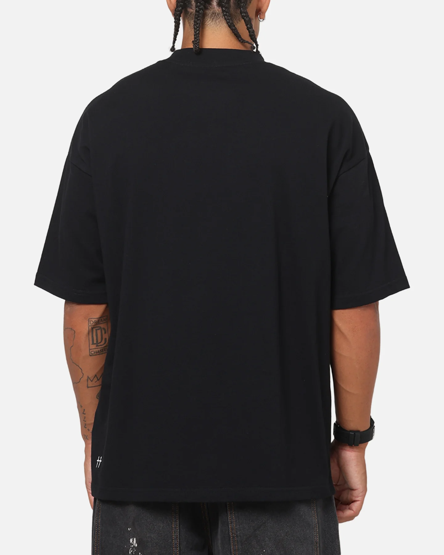 Saint Morta Fallen Tribal Boxy T-Shirt Black - Image 3