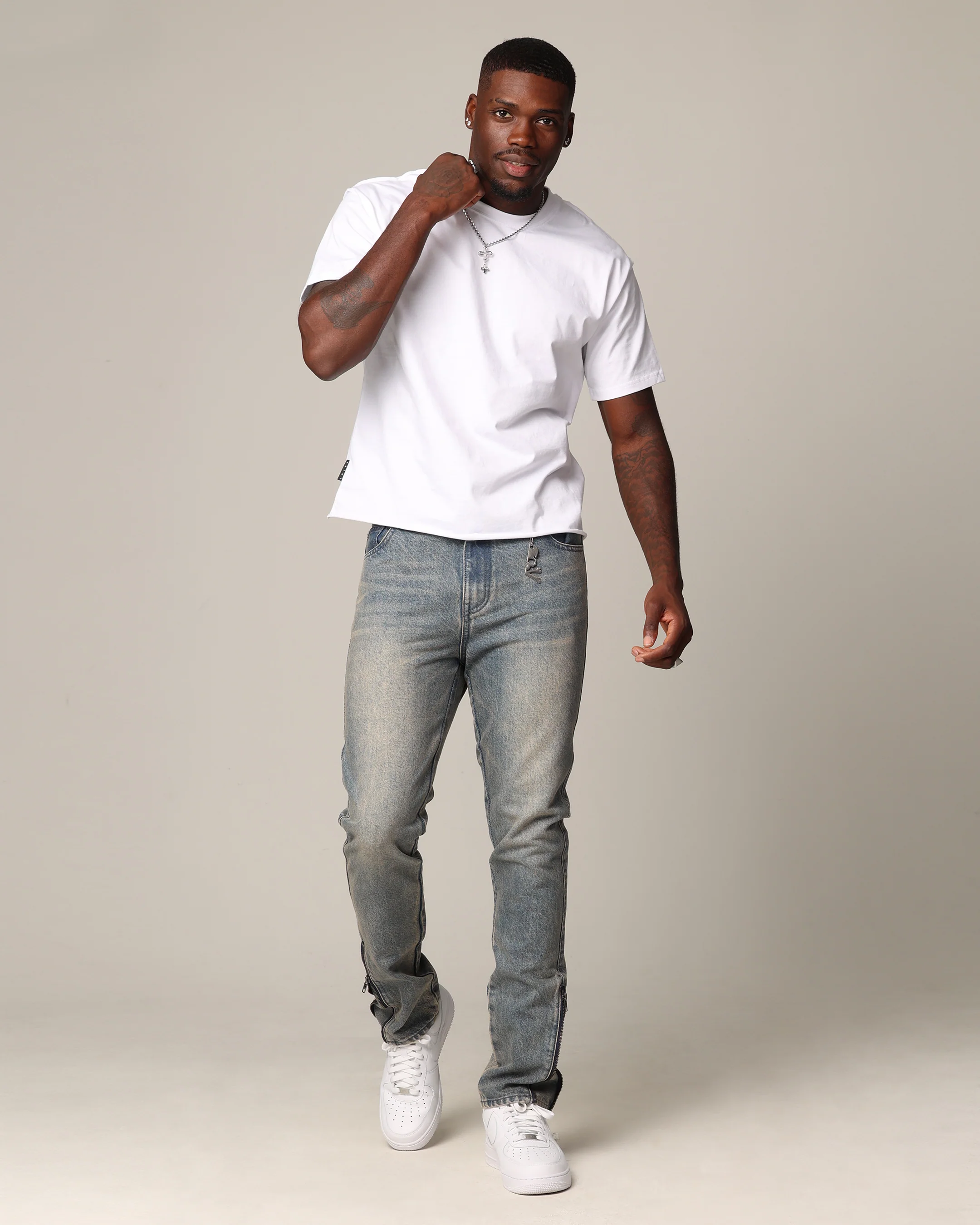 Saint Morta Fimi Jeans Dirty Blue - Image 3