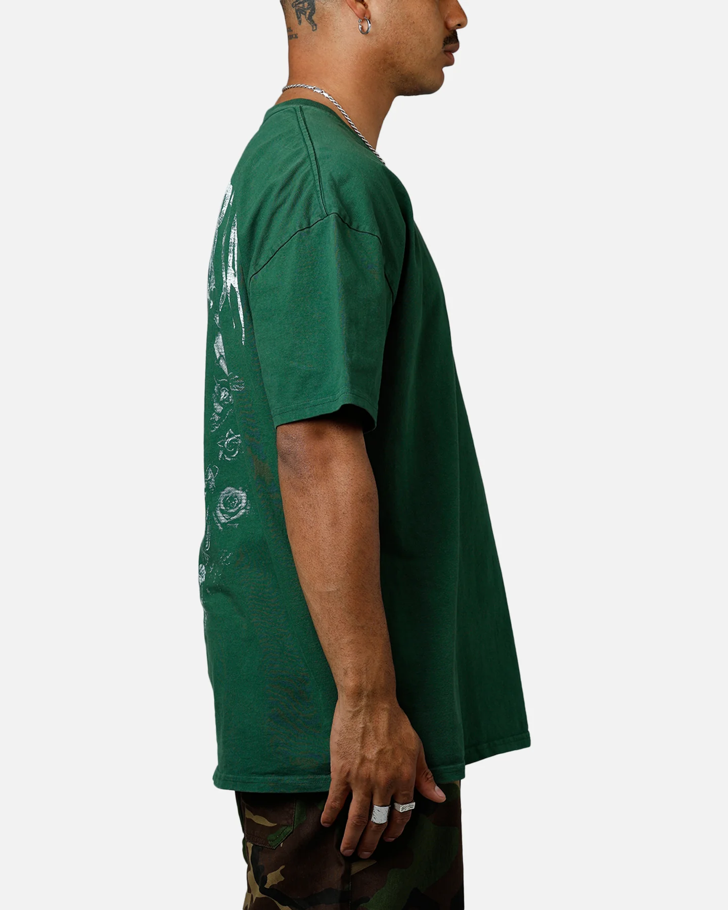 Saint Morta Heartbreak Boxy T-Shirt Green - Image 4