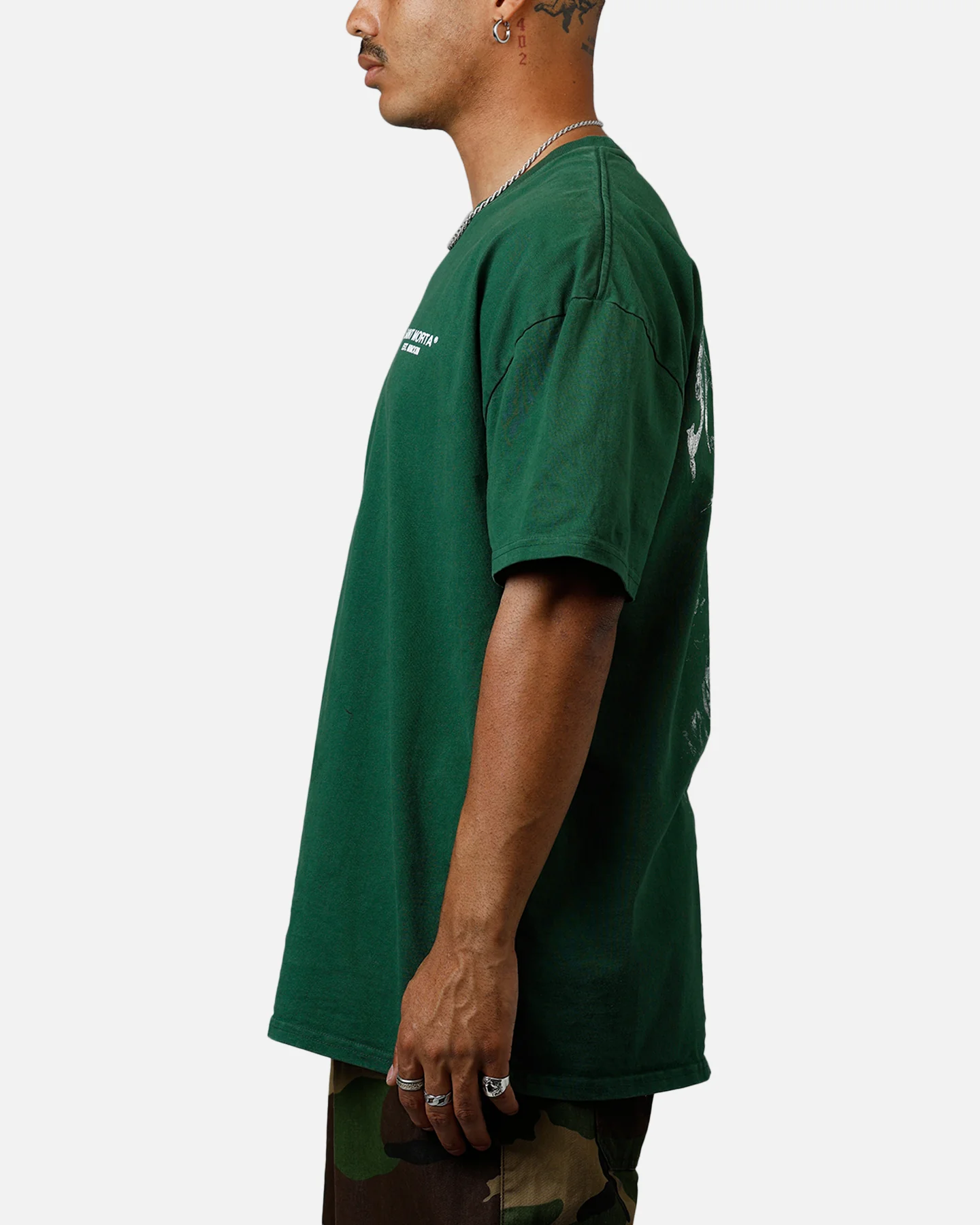 Saint Morta Heartbreak Boxy T-Shirt Green - Image 5