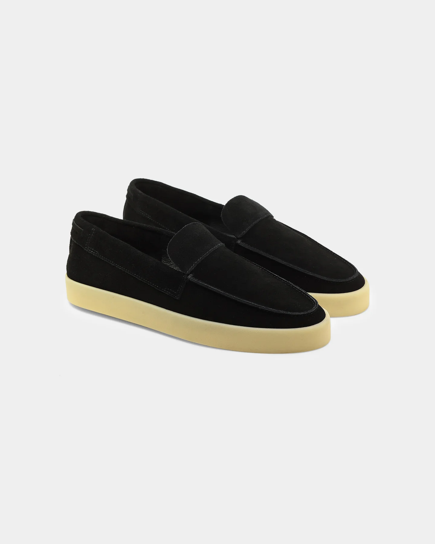 Saint Morta Hemisphere Suede Slip On Loafer Black/Gum - Image 3