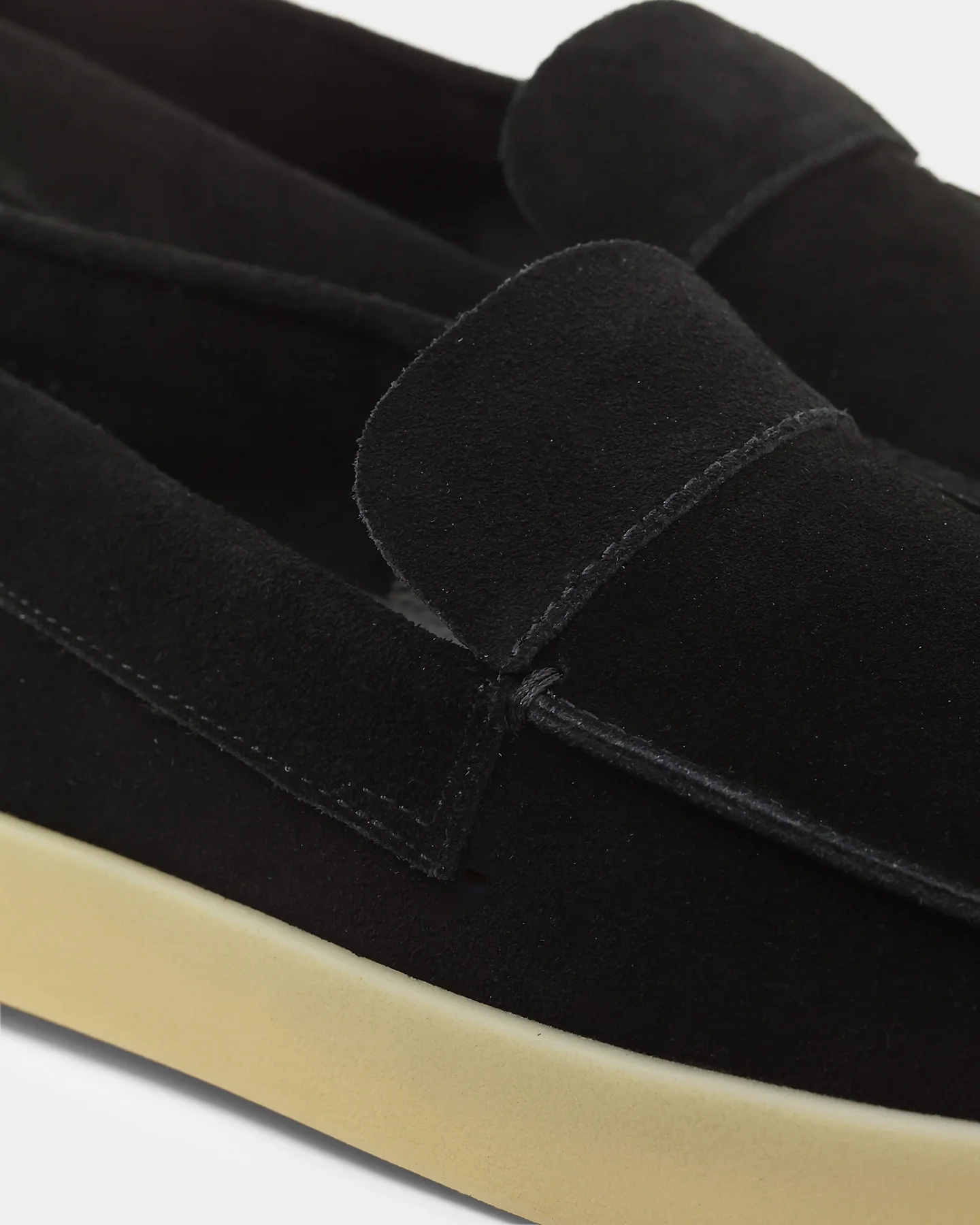 Saint Morta Hemisphere Suede Slip On Loafer Black/Gum - Image 7