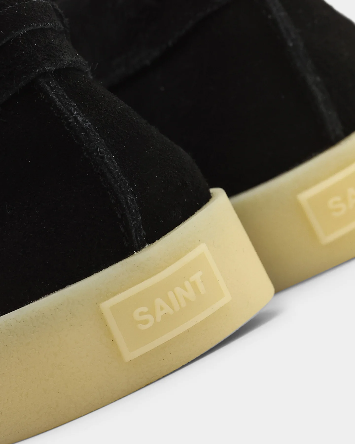 Saint Morta Hemisphere Suede Slip On Loafer Black/Gum - Image 9