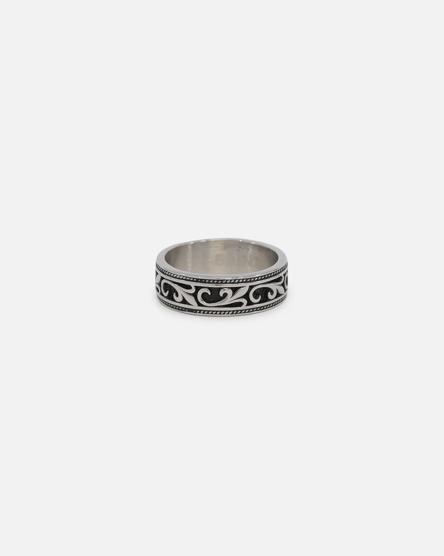 Saint Morta Heraldry Band Ring Stainless Steel