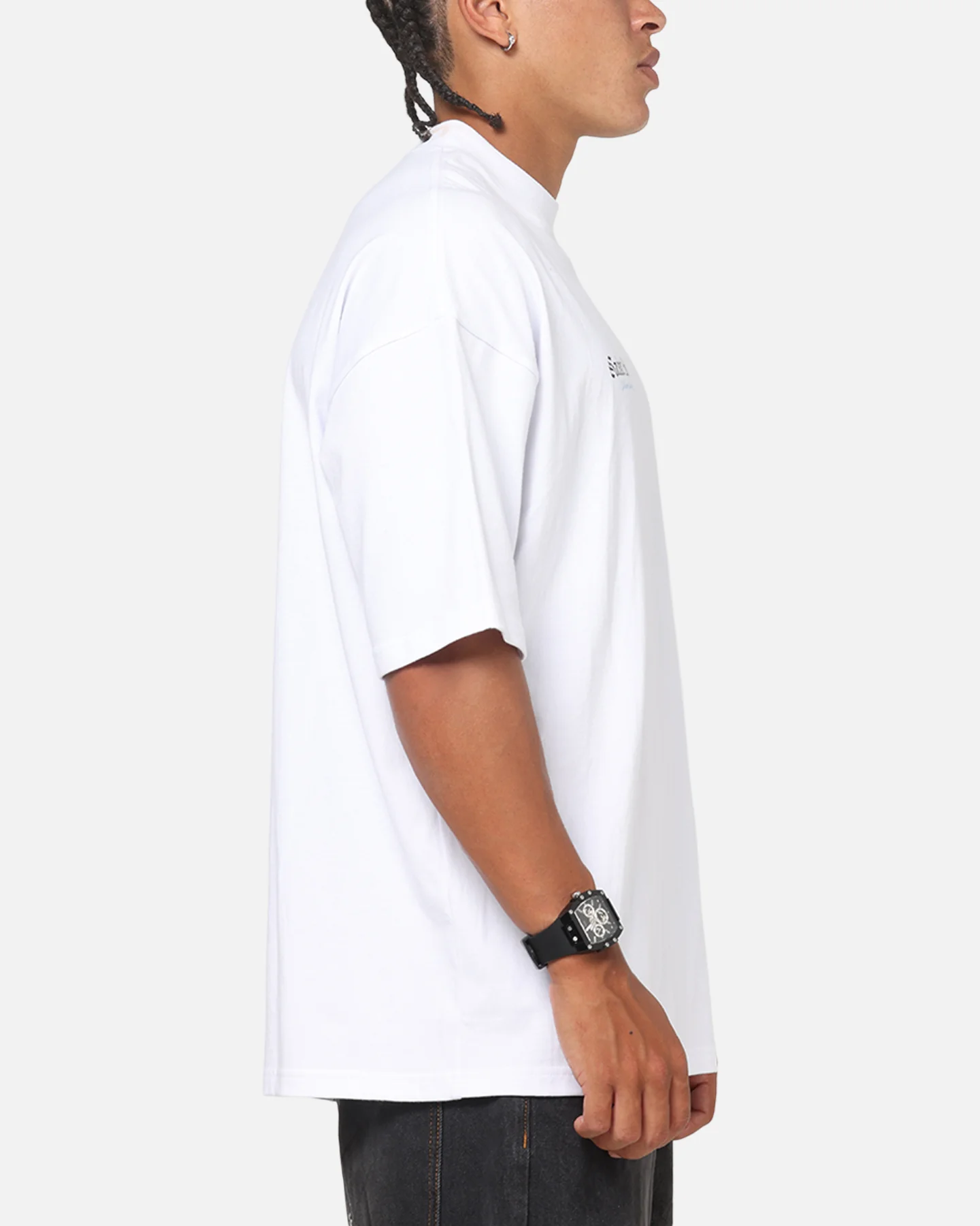 Saint Morta La Muerte Script T-Shirt White - Image 5
