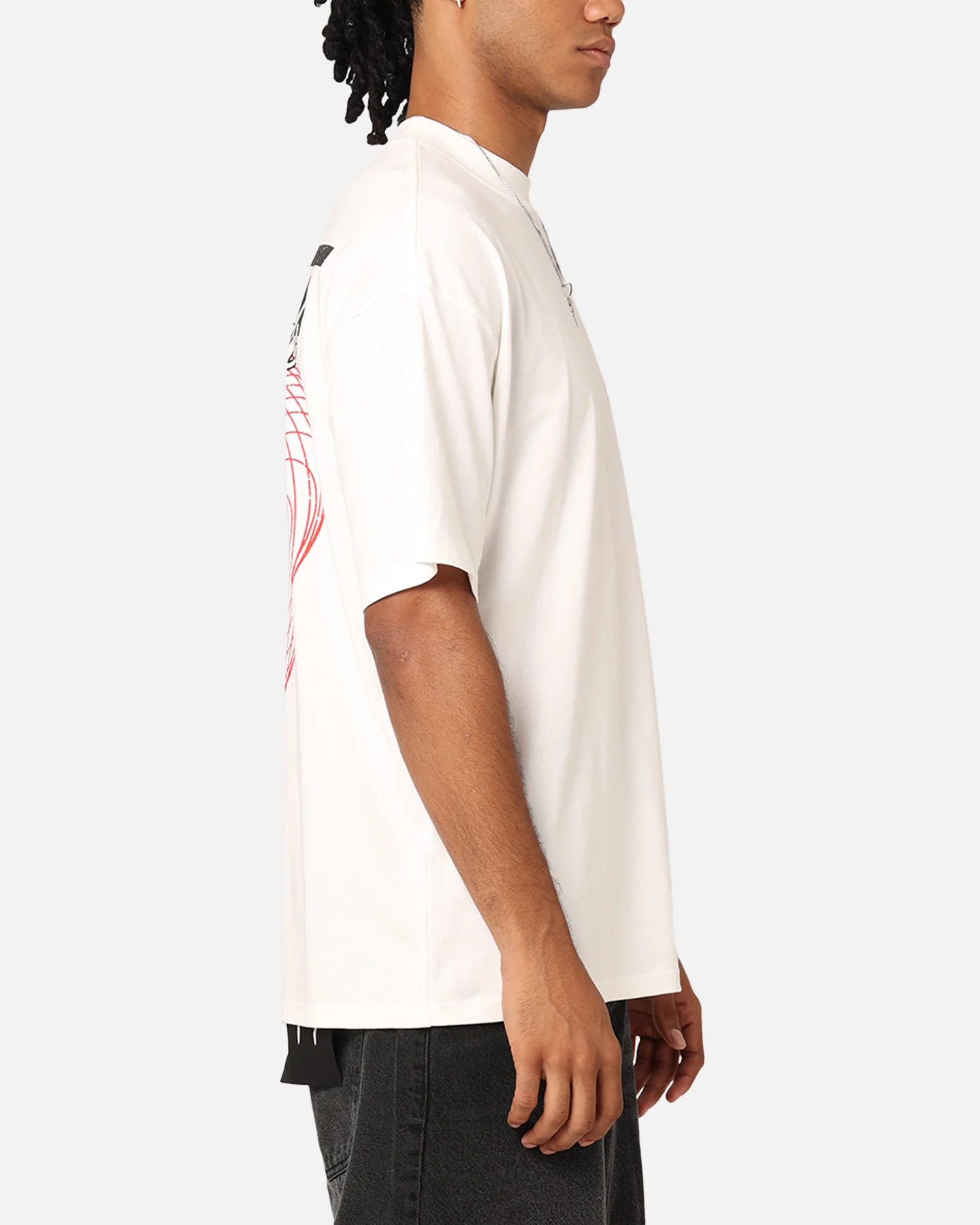 Saint Morta Lovers Club T-Shirt Off White - Image 5