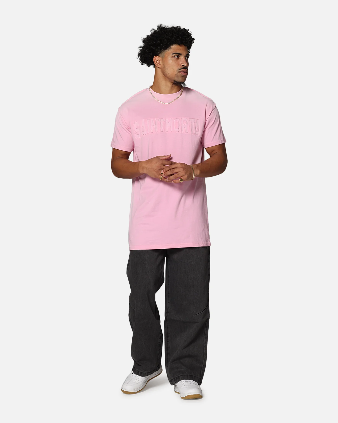 Saint Morta Manticore Lafayette T-Shirt Sunfade Pink - Image 2