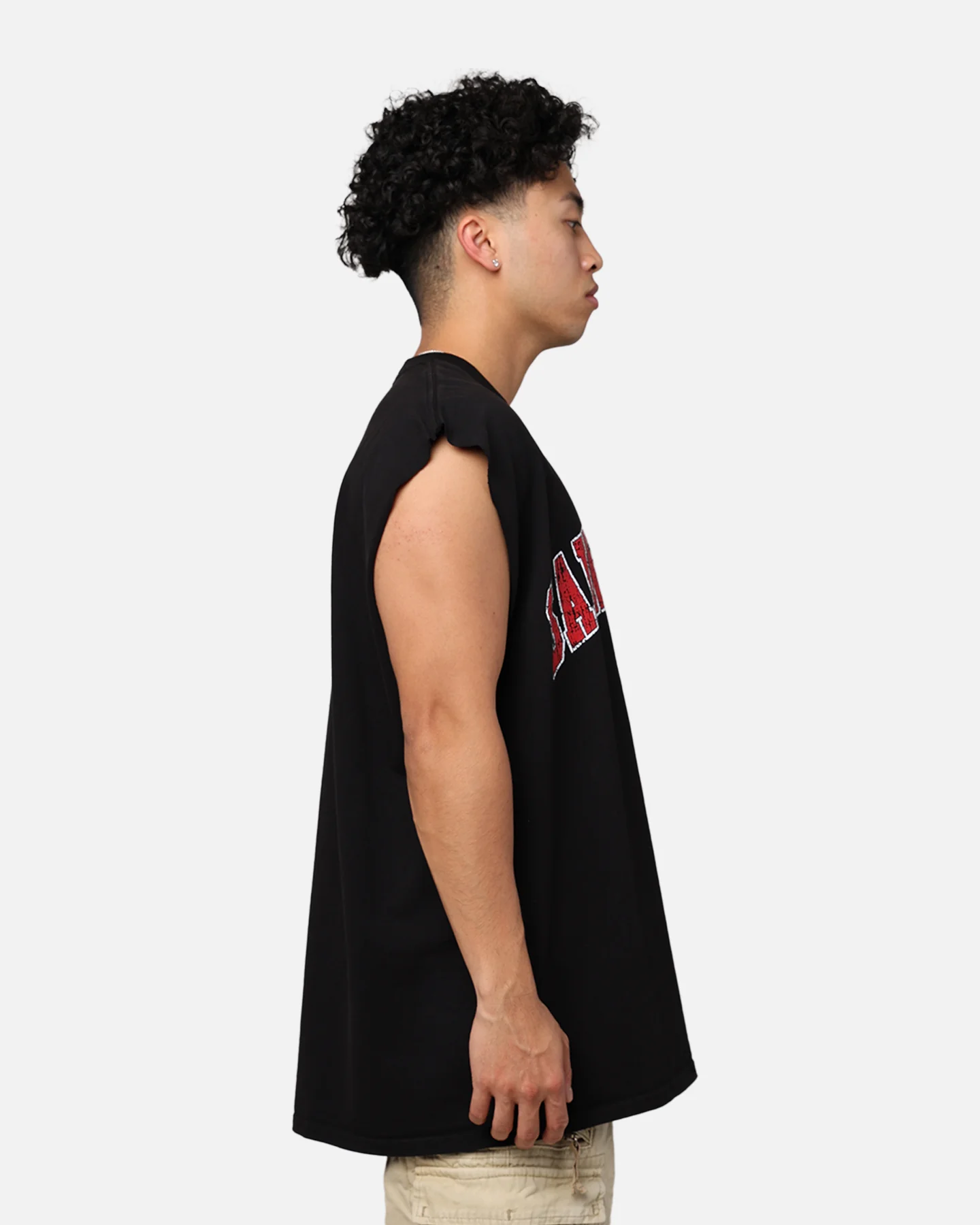 Saint Morta Members Club Muscle T-Shirt Black - Image 6