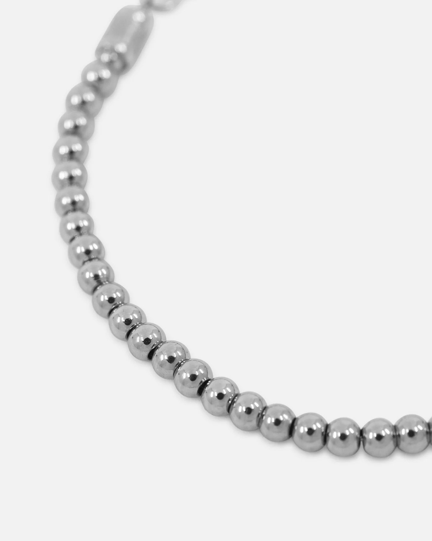 Saint Morta Mini Chrome Balls Bracelet White Gold - Image 2