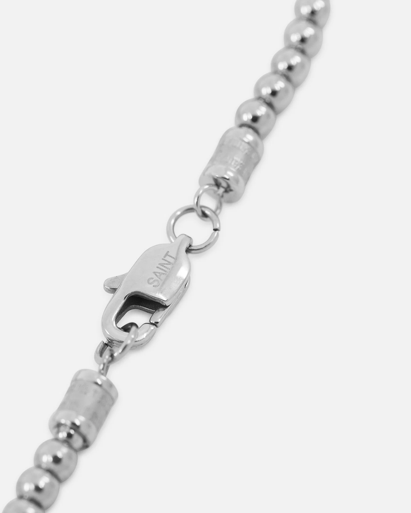 Saint Morta Mini Chrome Balls Bracelet White Gold - Image 3