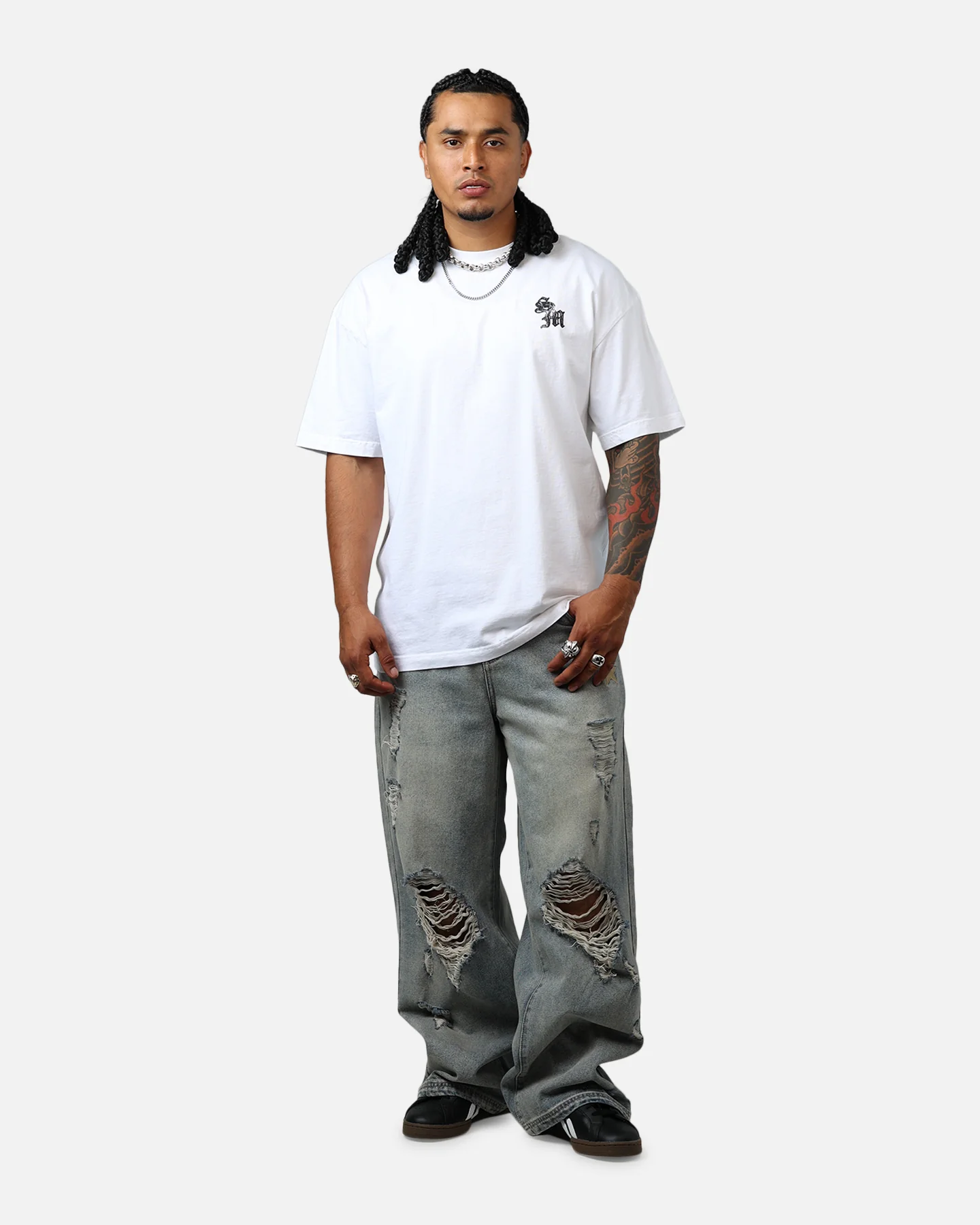 Saint Morta Nothing Is Forever Drop T-Shirt White - Image 3