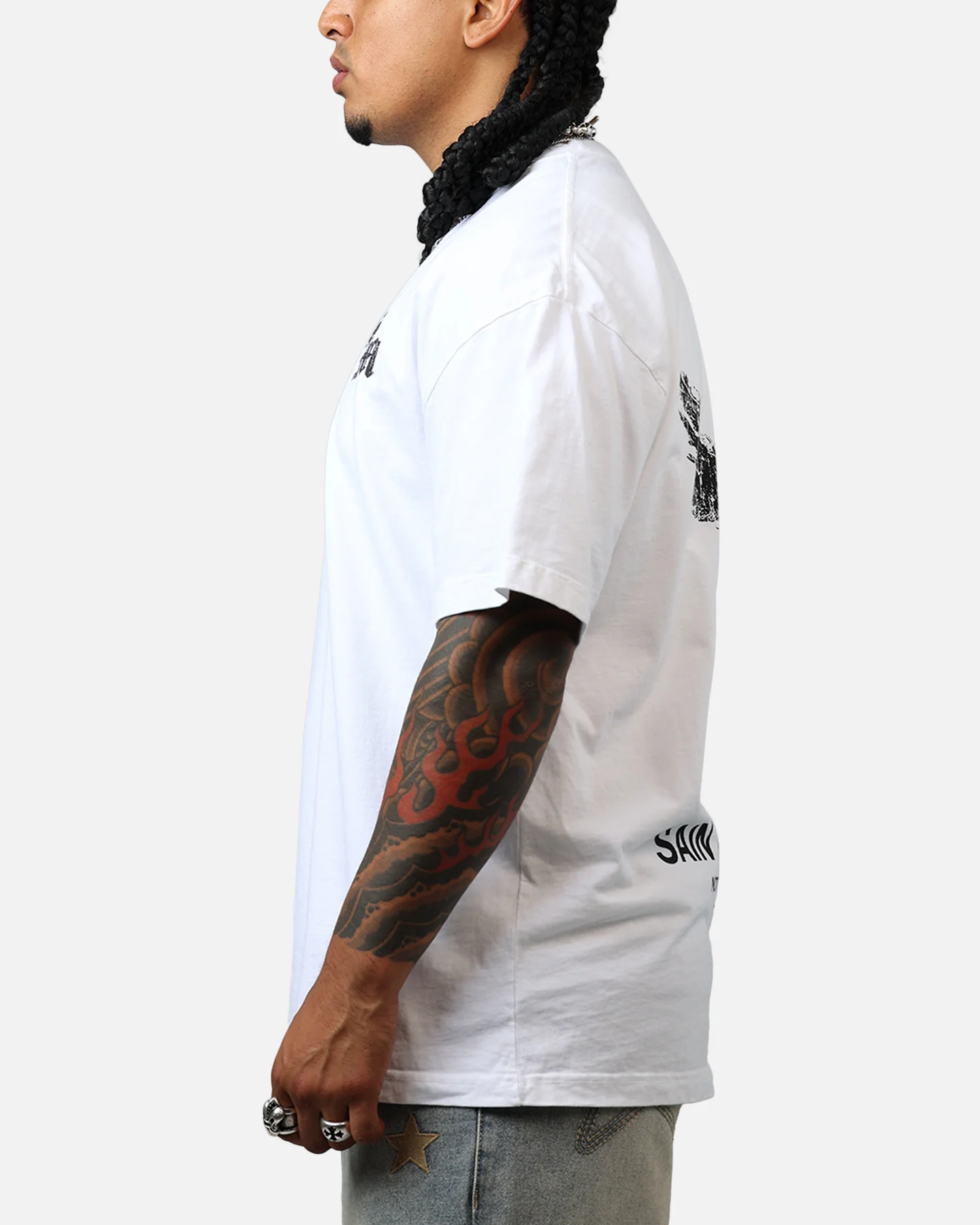 Saint Morta Nothing Is Forever Drop T-Shirt White - Image 5