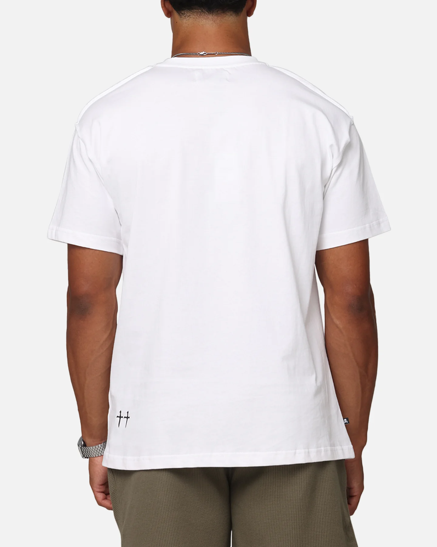 Saint Morta Oklahoma Xweave Lafayette T-Shirt White/White - Image 3