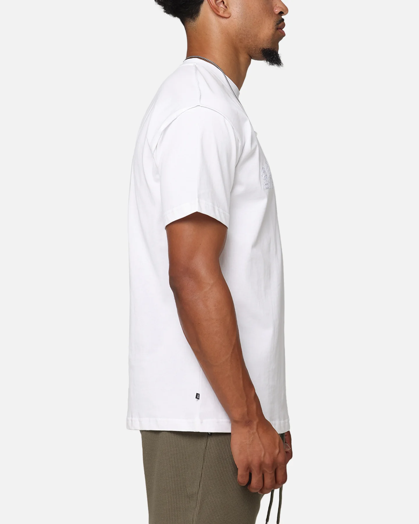 Saint Morta Oklahoma Xweave Lafayette T-Shirt White/White - Image 4