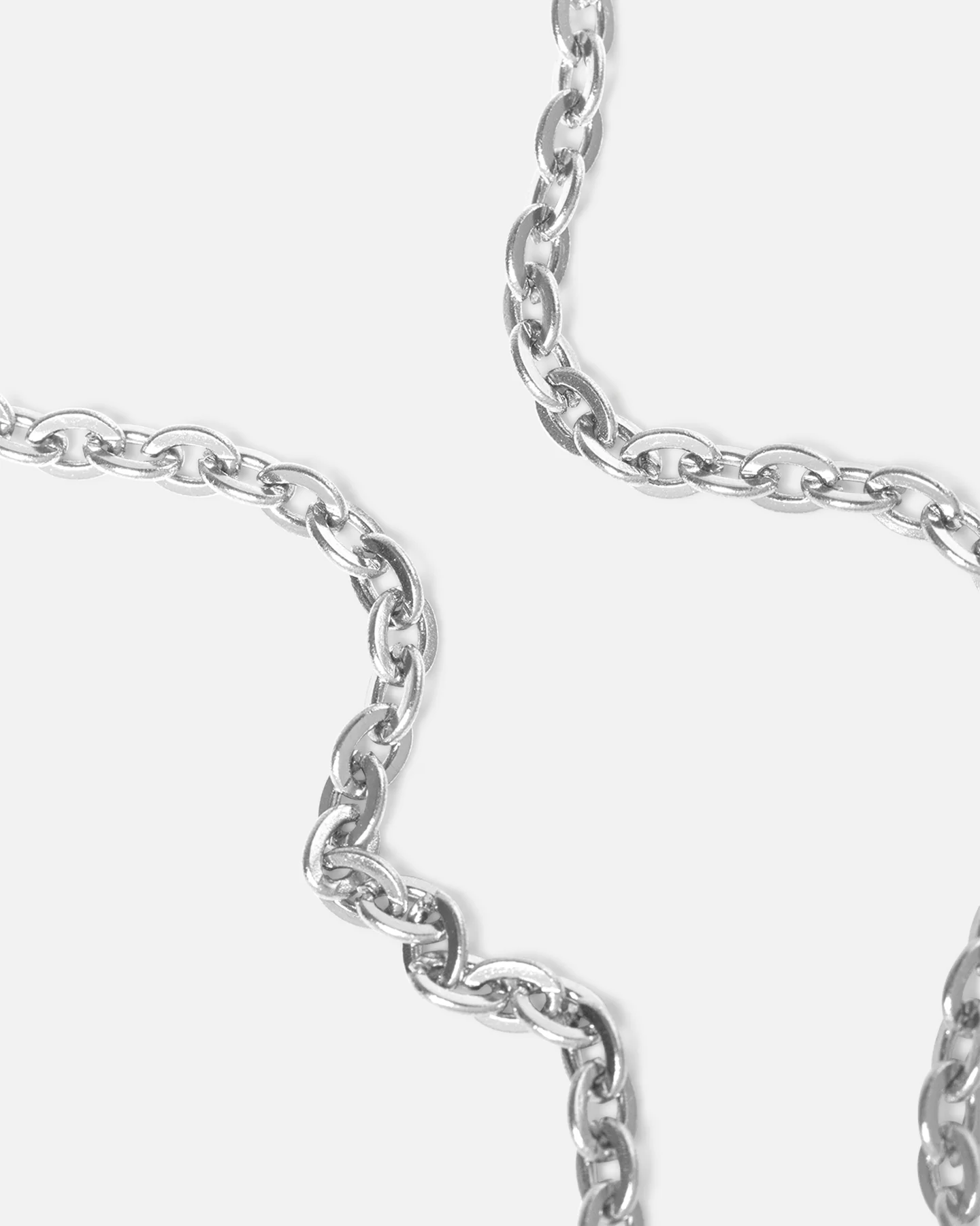 Saint Morta Onyx Round Pendant Chain White Gold - Image 5