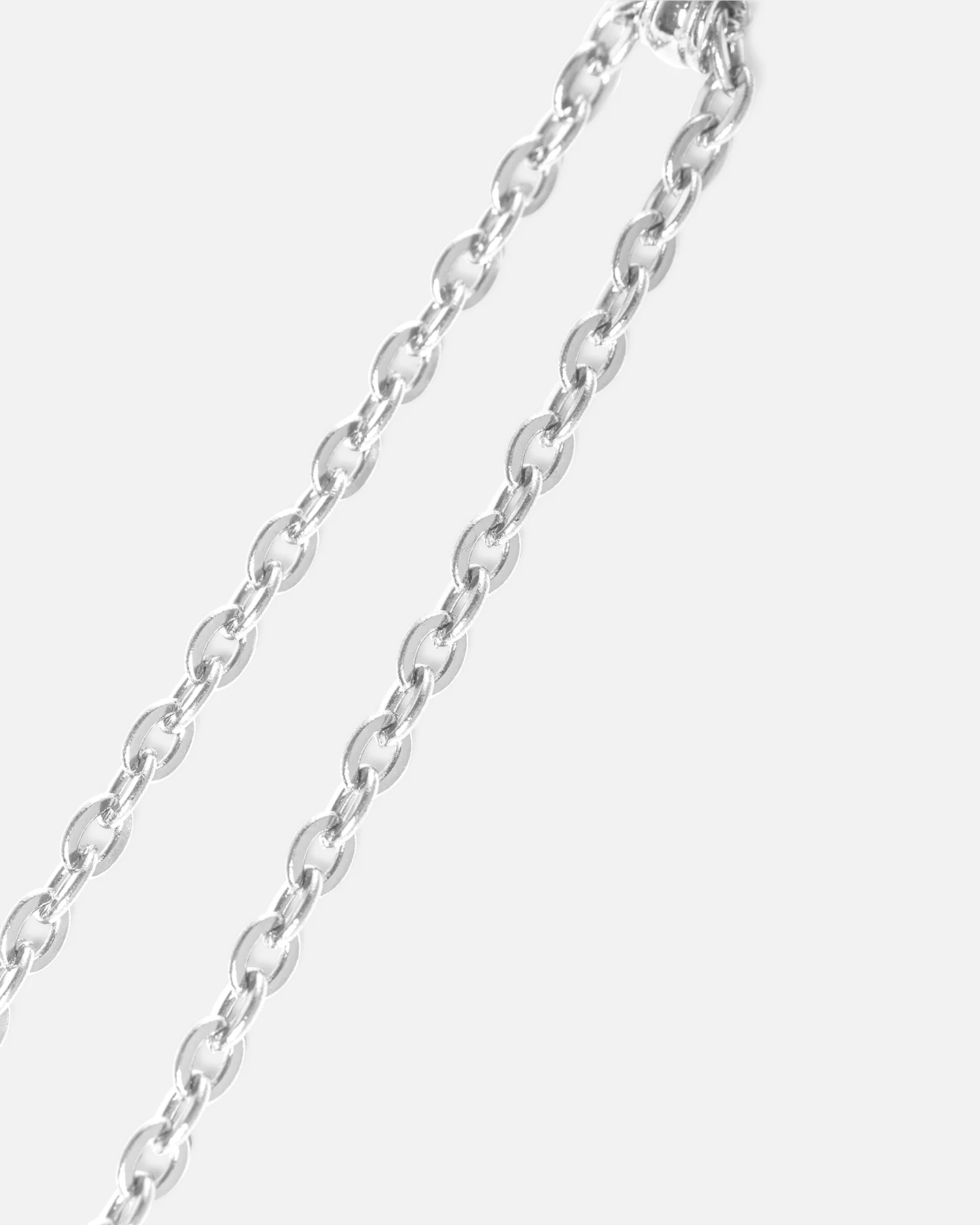 Saint Morta Onyx Round Pendant Chain White Gold - Image 7