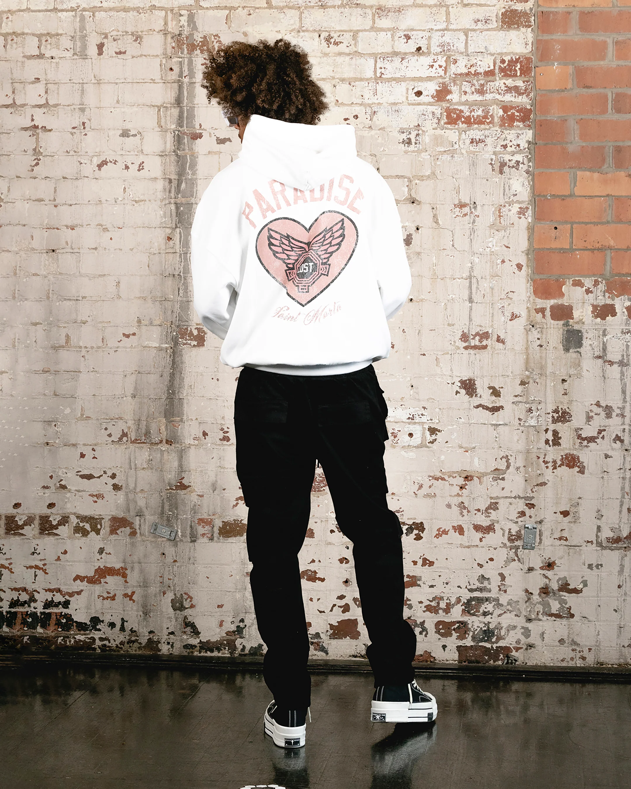 Saint Morta Paradise Lost Hoodie White - Image 3