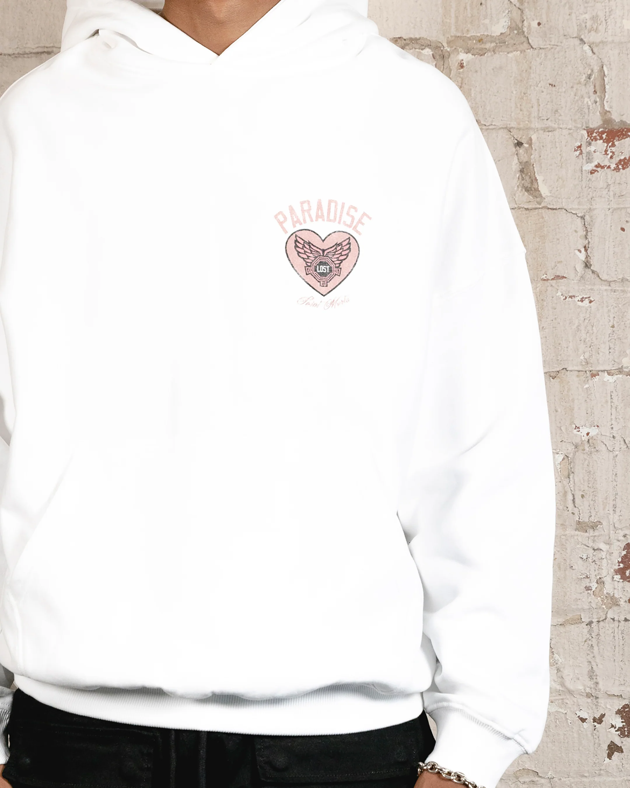 Saint Morta Paradise Lost Hoodie White - Image 4