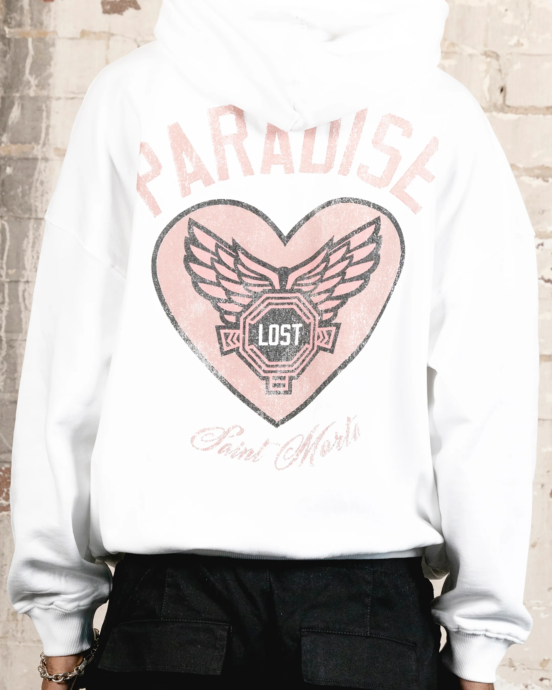 Saint Morta Paradise Lost Hoodie White - Image 5