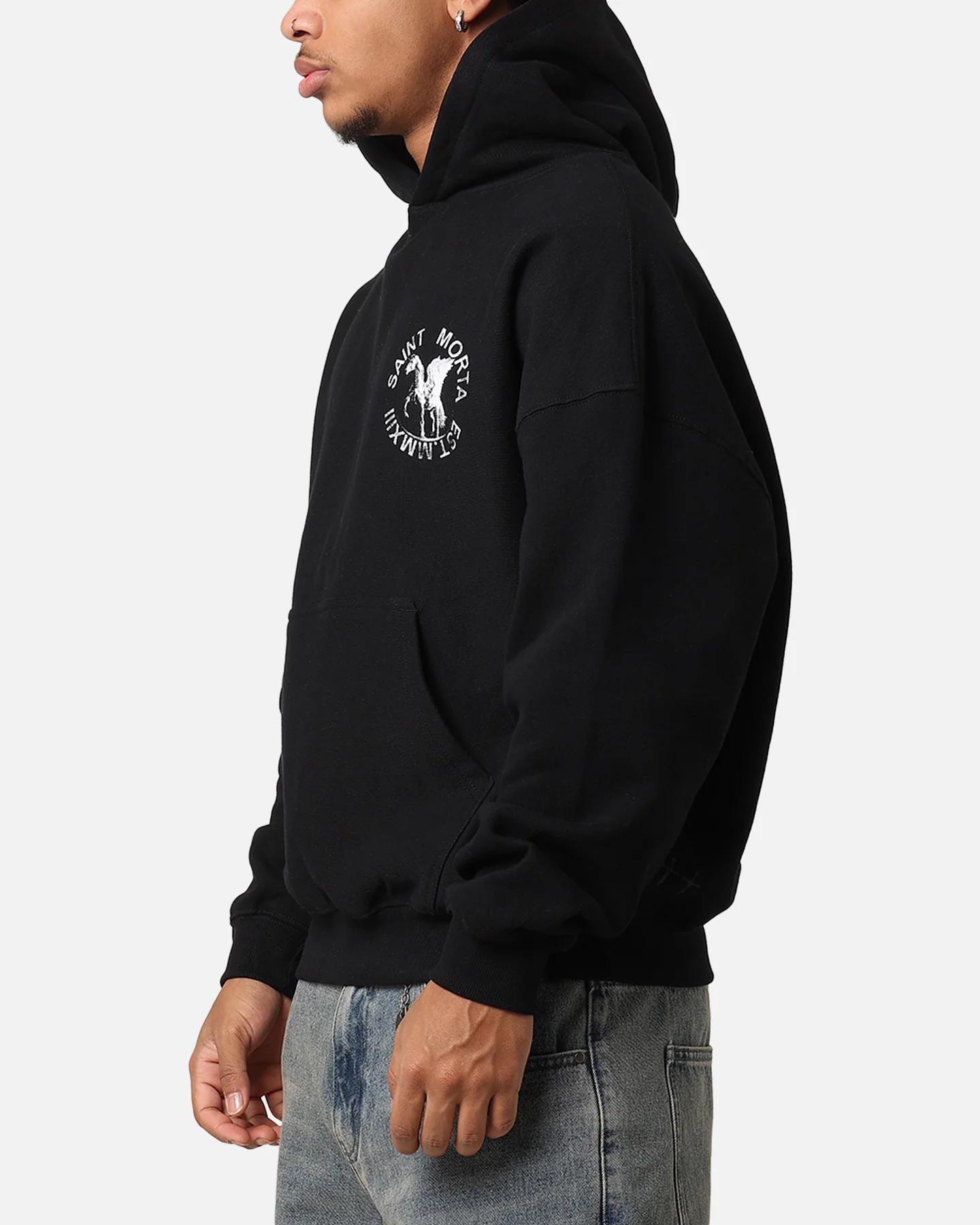 Saint Morta Pegasus Premium Hoodie Black - Image 6