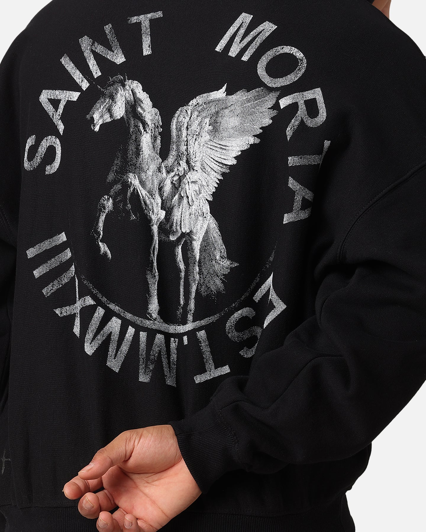 Saint Morta Pegasus Premium Hoodie Black - Image 7