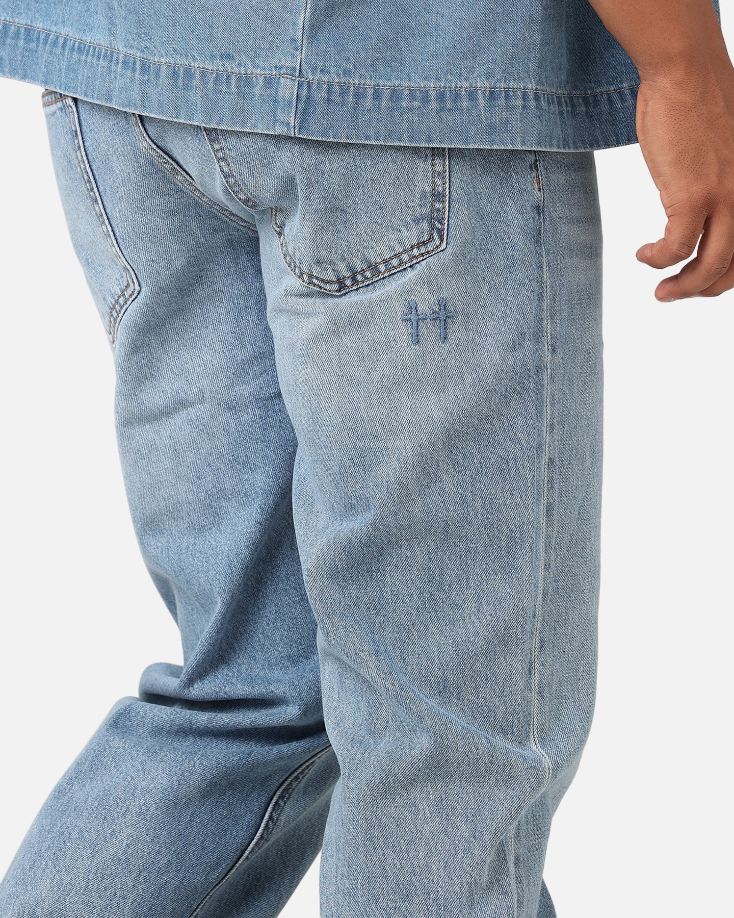 Saint Morta Psykhe Jeans Blue Denim - Image 3